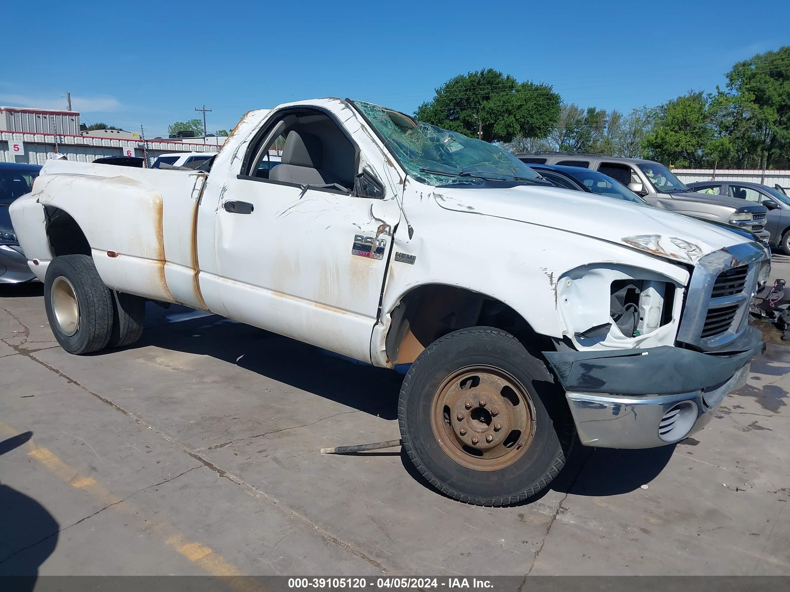 DODGE RAM 2008 3d7mx46d18g105254