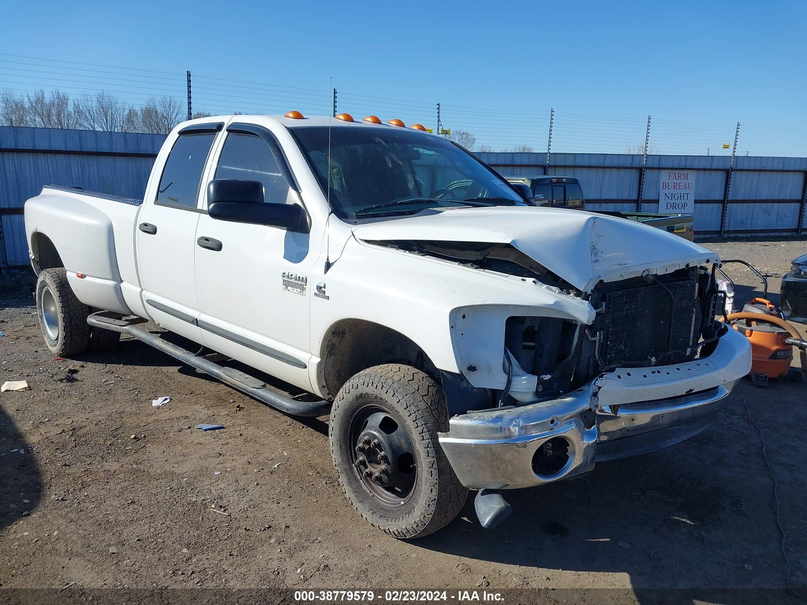 DODGE RAM 2007 3d7mx48c77g730289