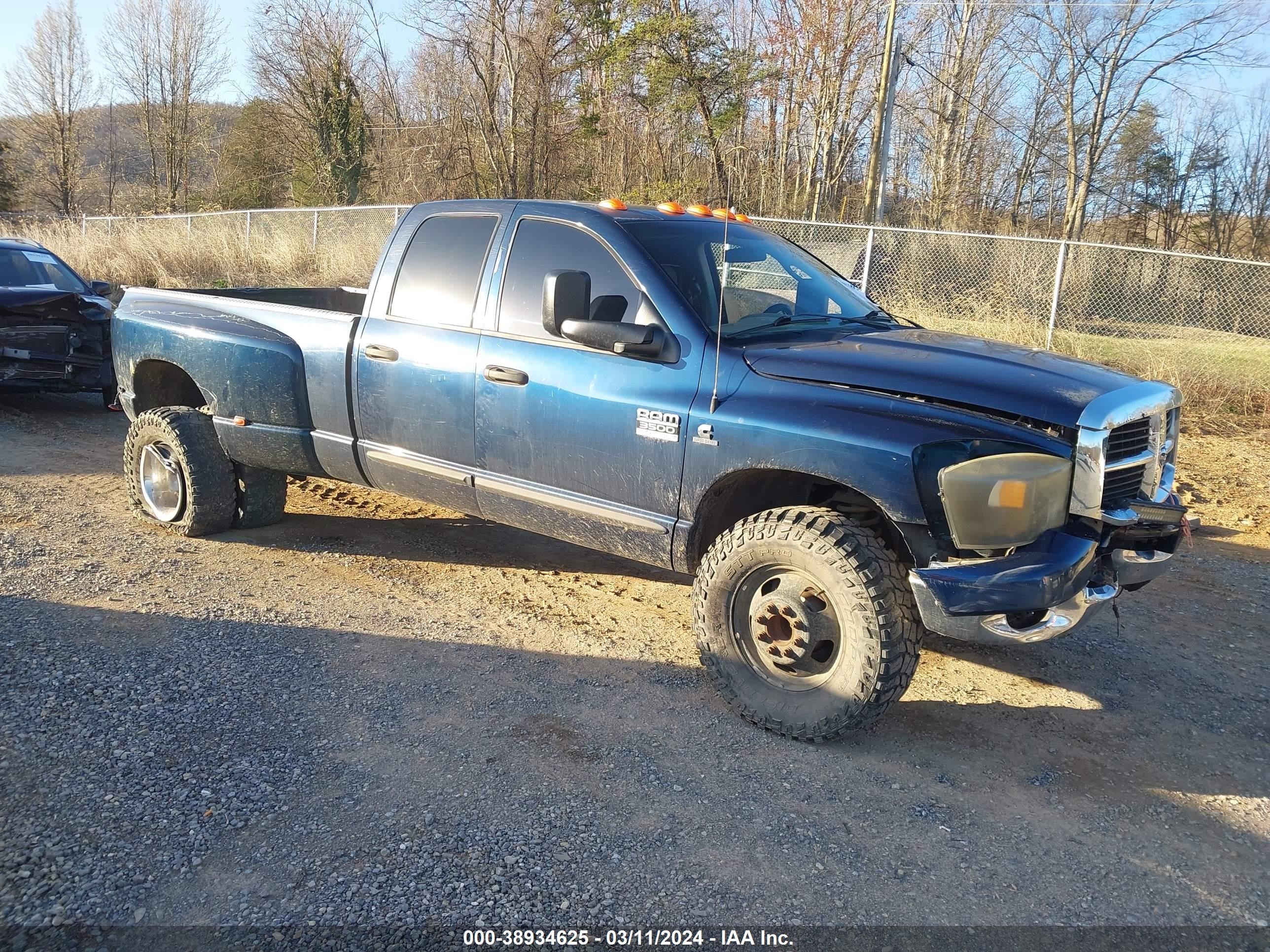 DODGE RAM 2007 3d7mx48c87g713114