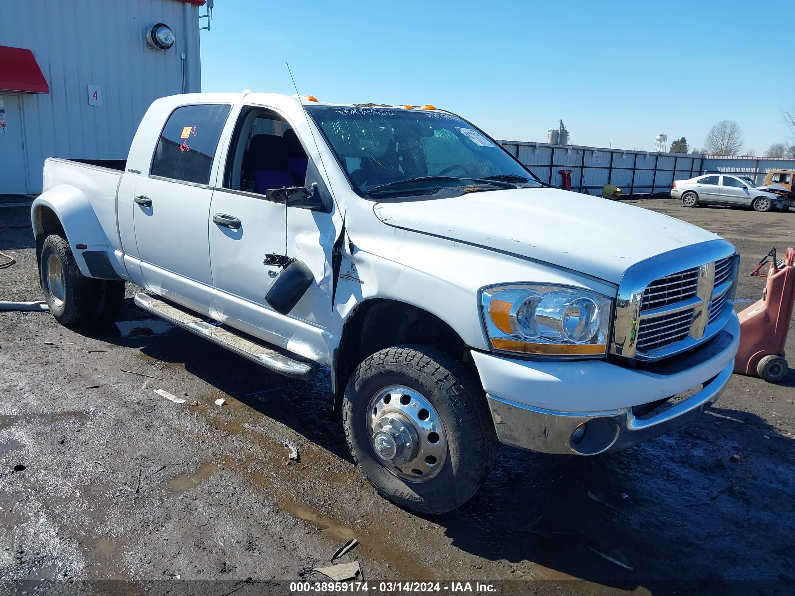 DODGE RAM 2006 3d7mx49cx6g220287