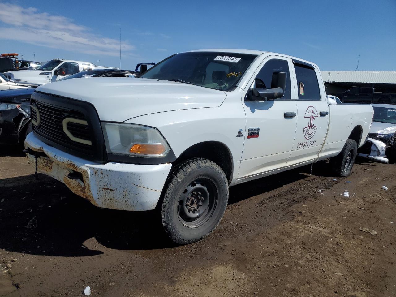 DODGE RAM 2500 2010 3d7ut2cl3ag190843