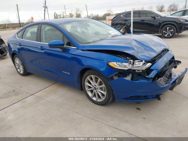 FORD FUSION HYBRID 2017 3fa6p0lu3hr296489