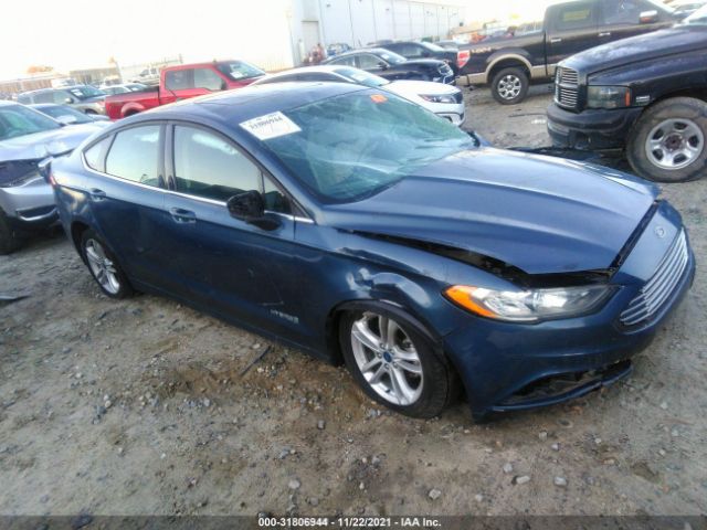 FORD FUSION HYBRID 2018 3fa6p0lu4jr103448