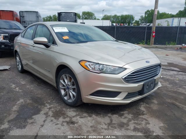 FORD FUSION HYBRID 2017 3fa6p0lu9hr385774