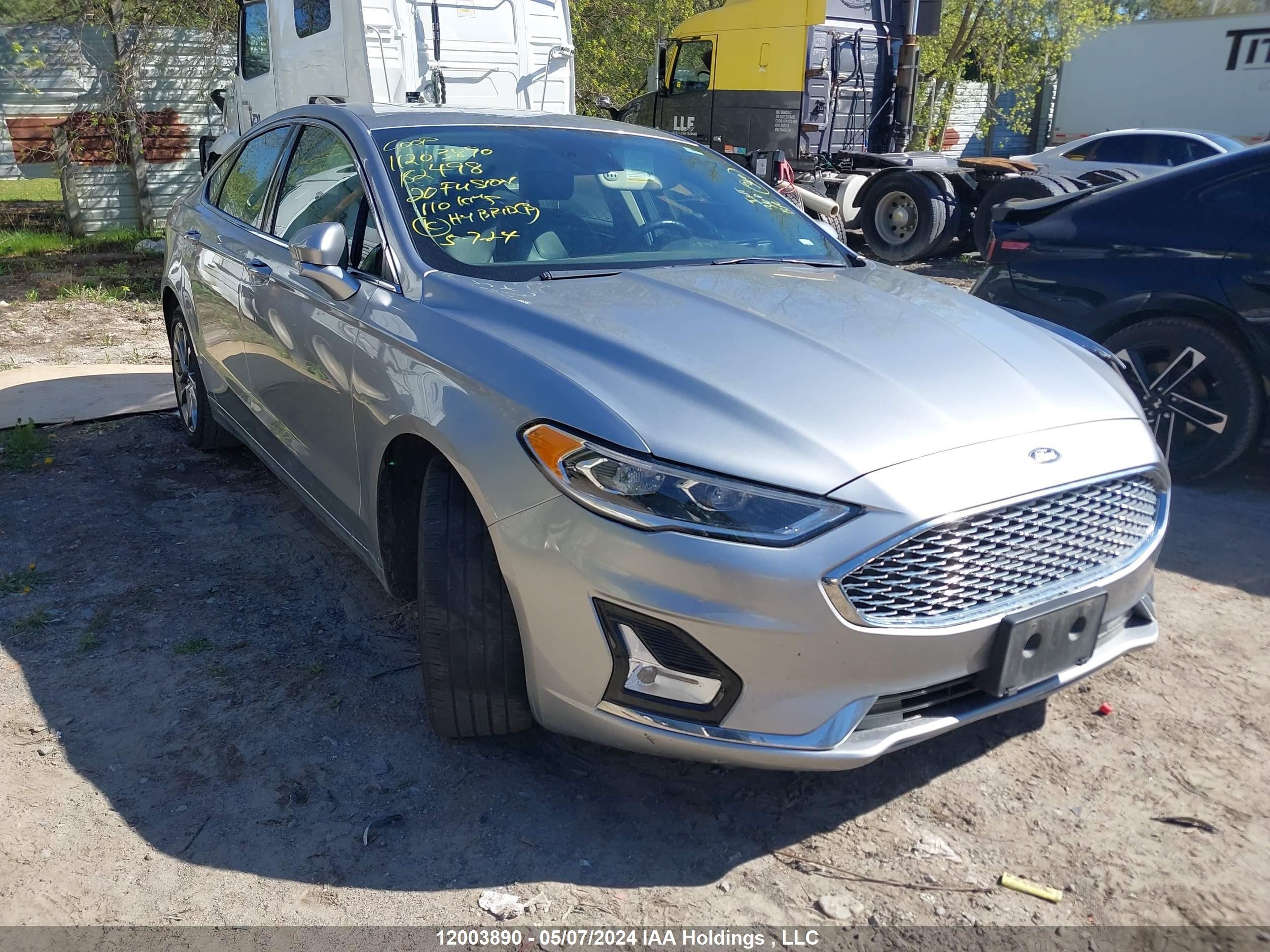 FORD FUSION 2020 3fa6p0ru4lr182498