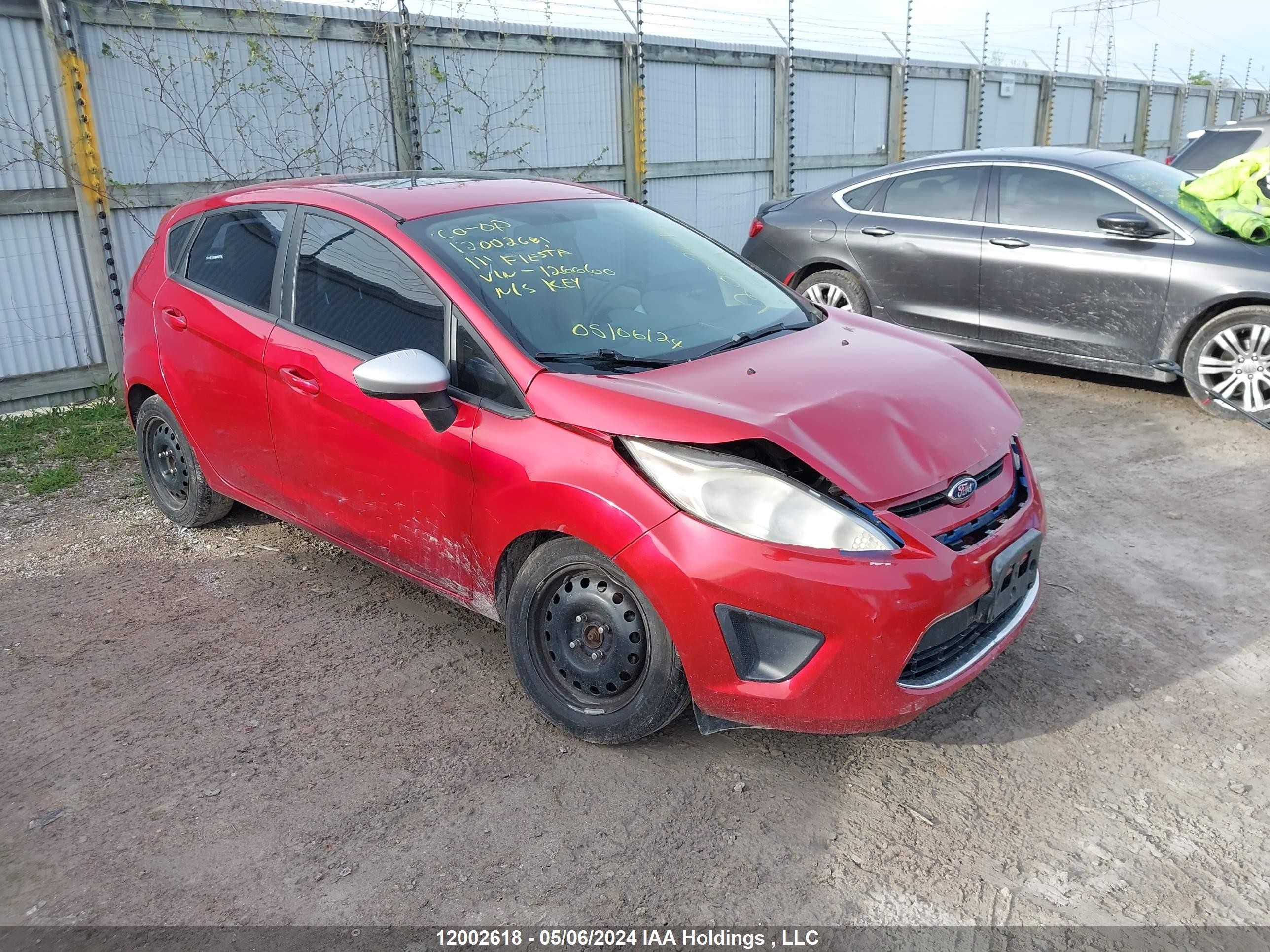 FORD FIESTA 2011 3fadp4ej7bm126660