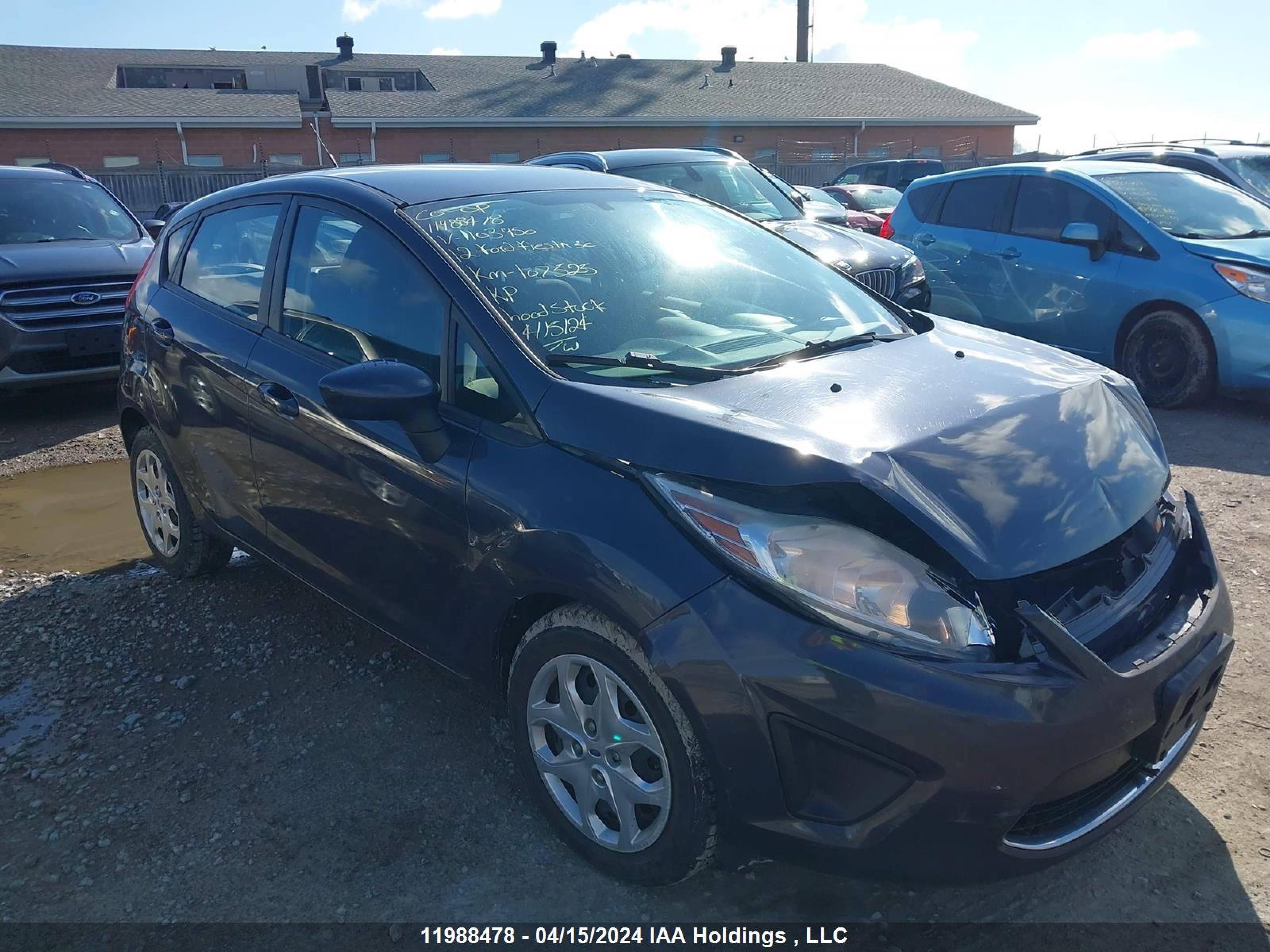 FORD FIESTA 2012 3fadp4ej9cm103950