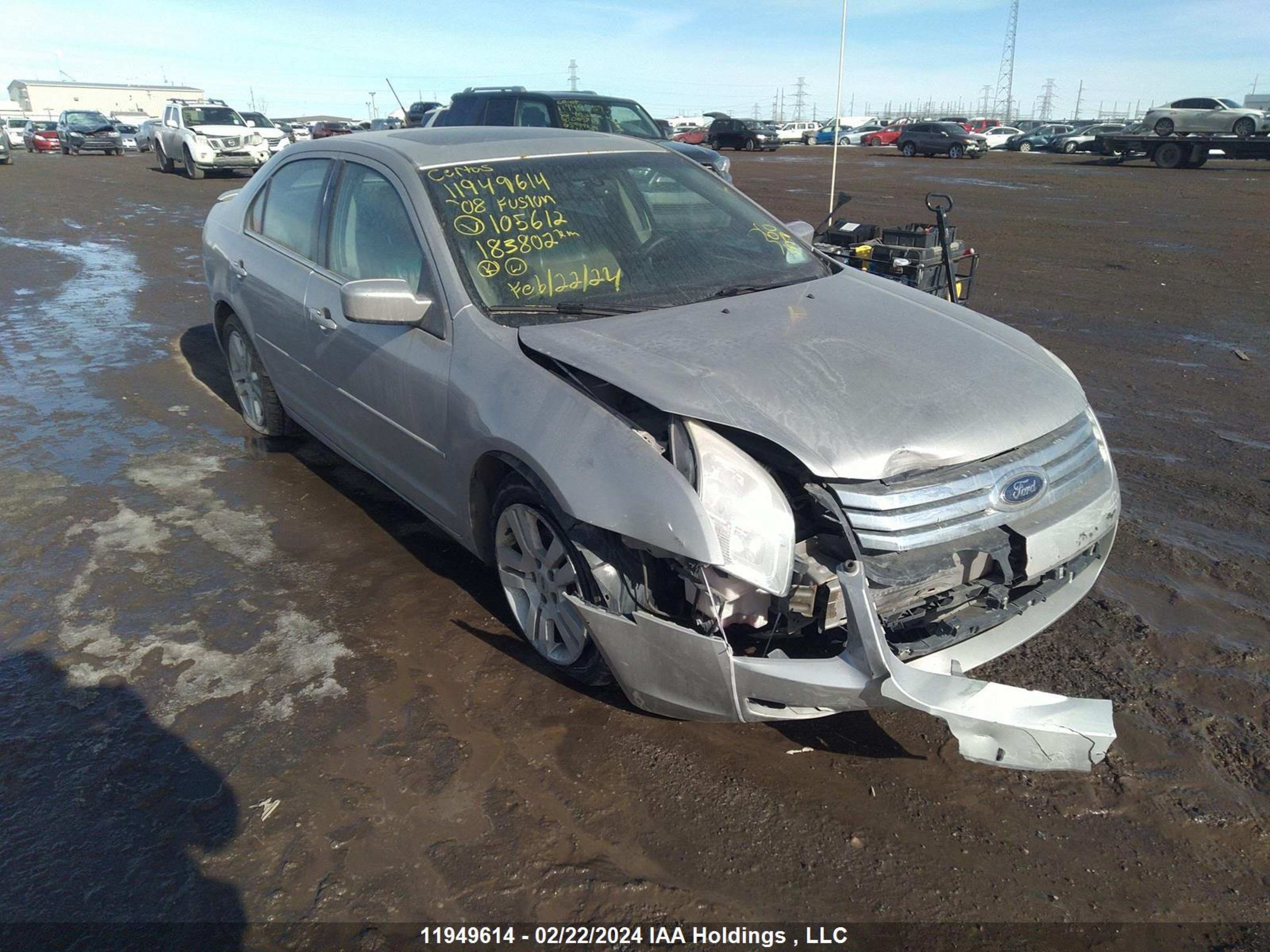 FORD FUSION 2008 3fahp02198r105612