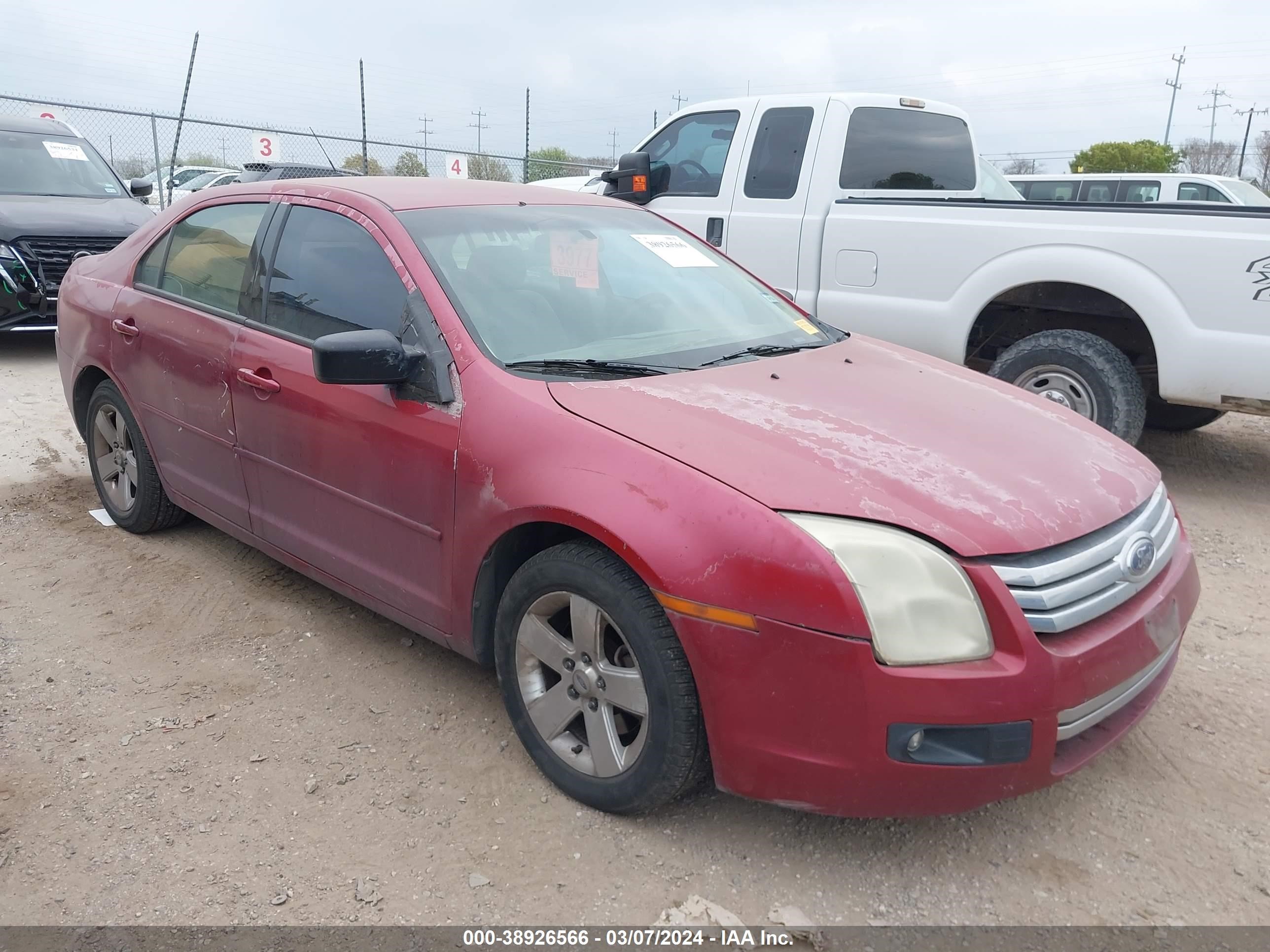 FORD FUSION 2008 3fahp07148r187662