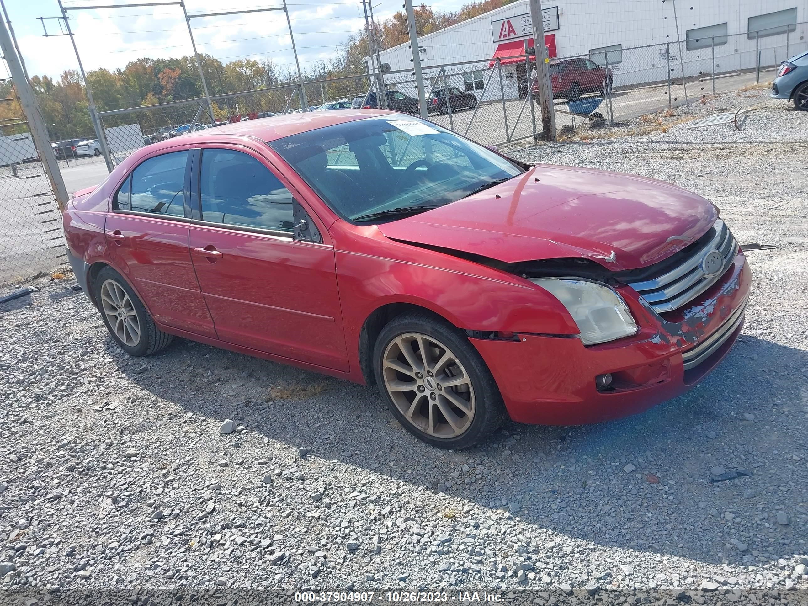 FORD FUSION 2008 3fahp071x8r124646