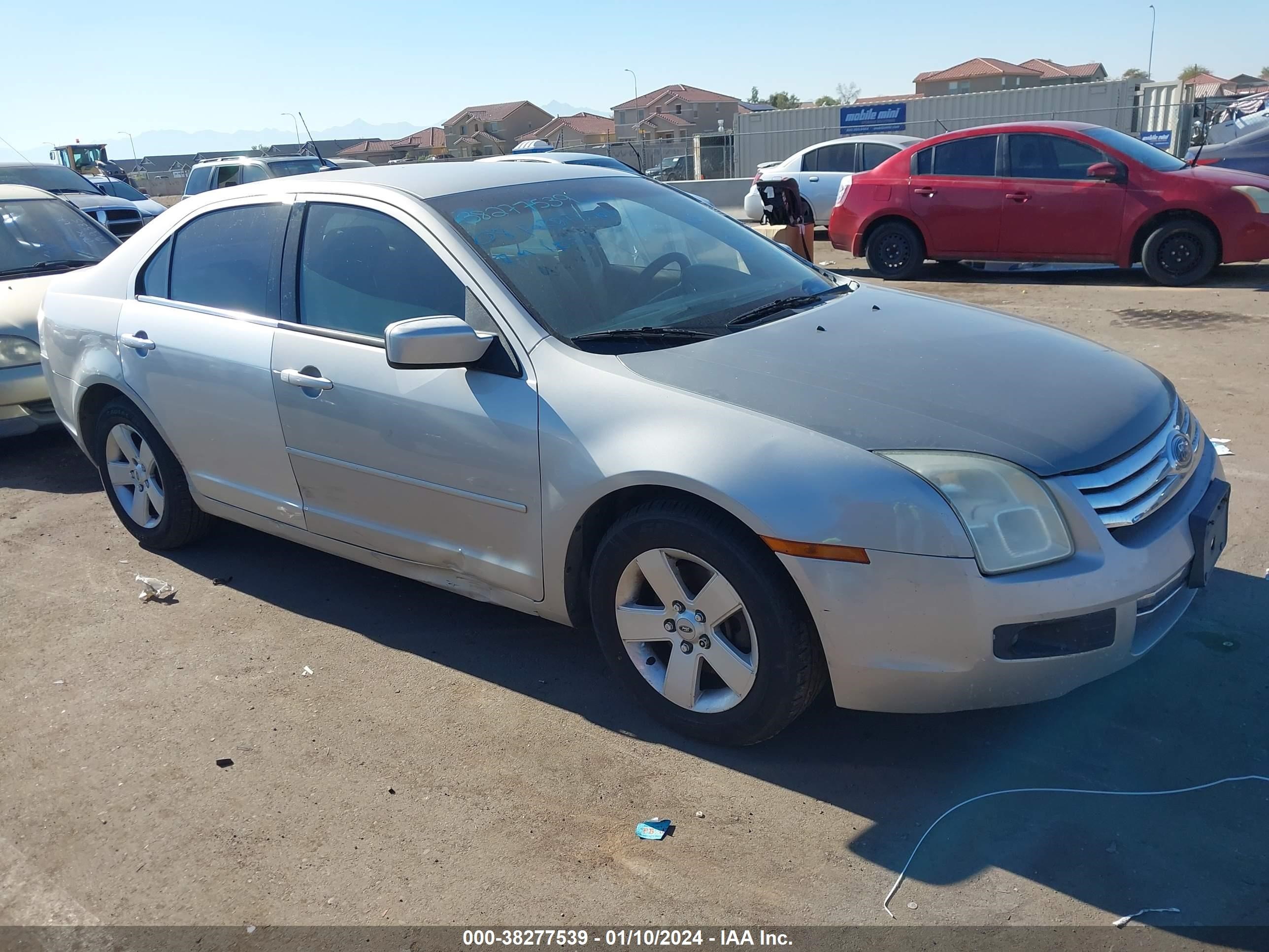 FORD FUSION SE 2008 3fahp07z08r139050