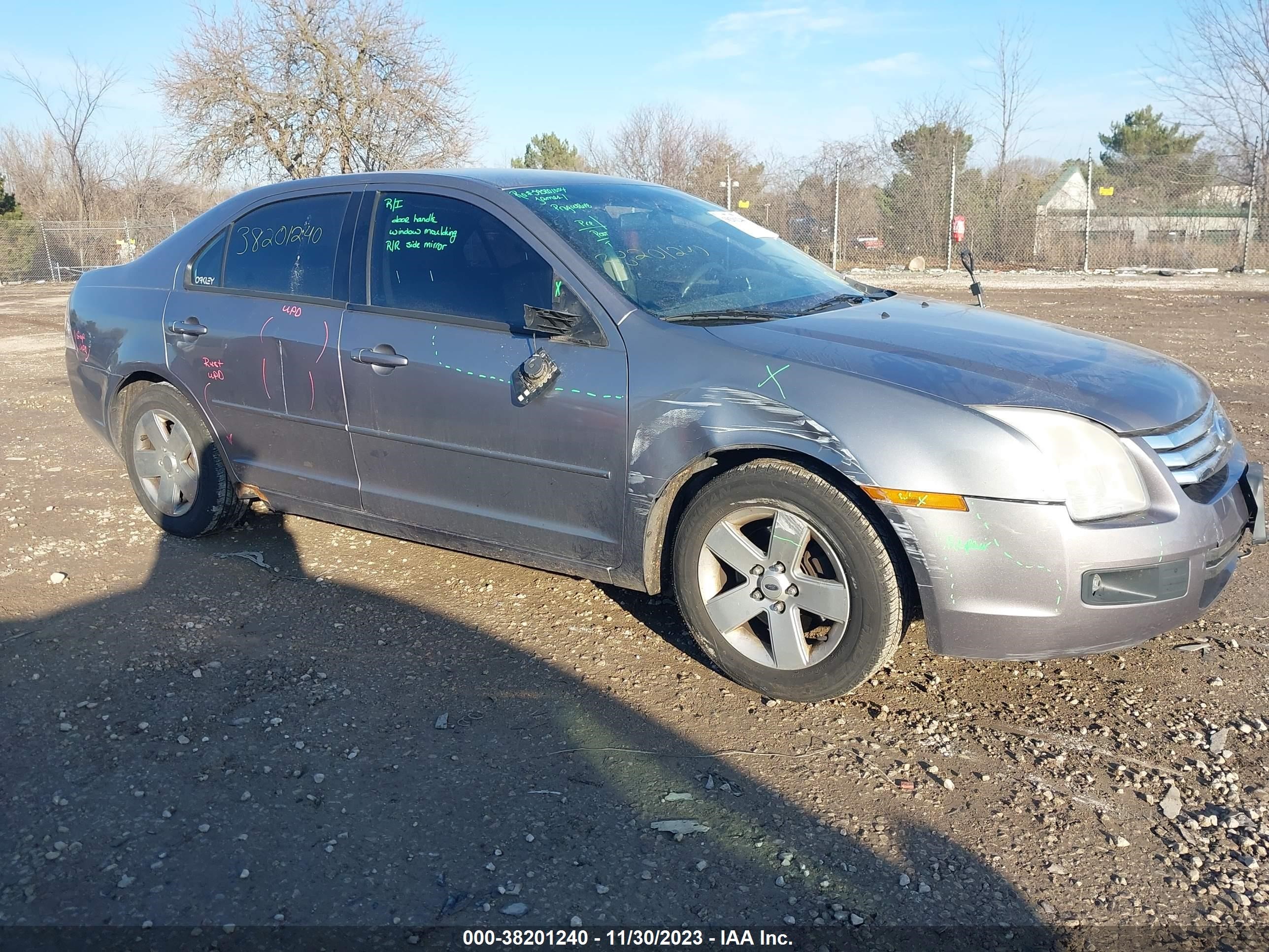 FORD FUSION 2007 3fahp07z67r150164