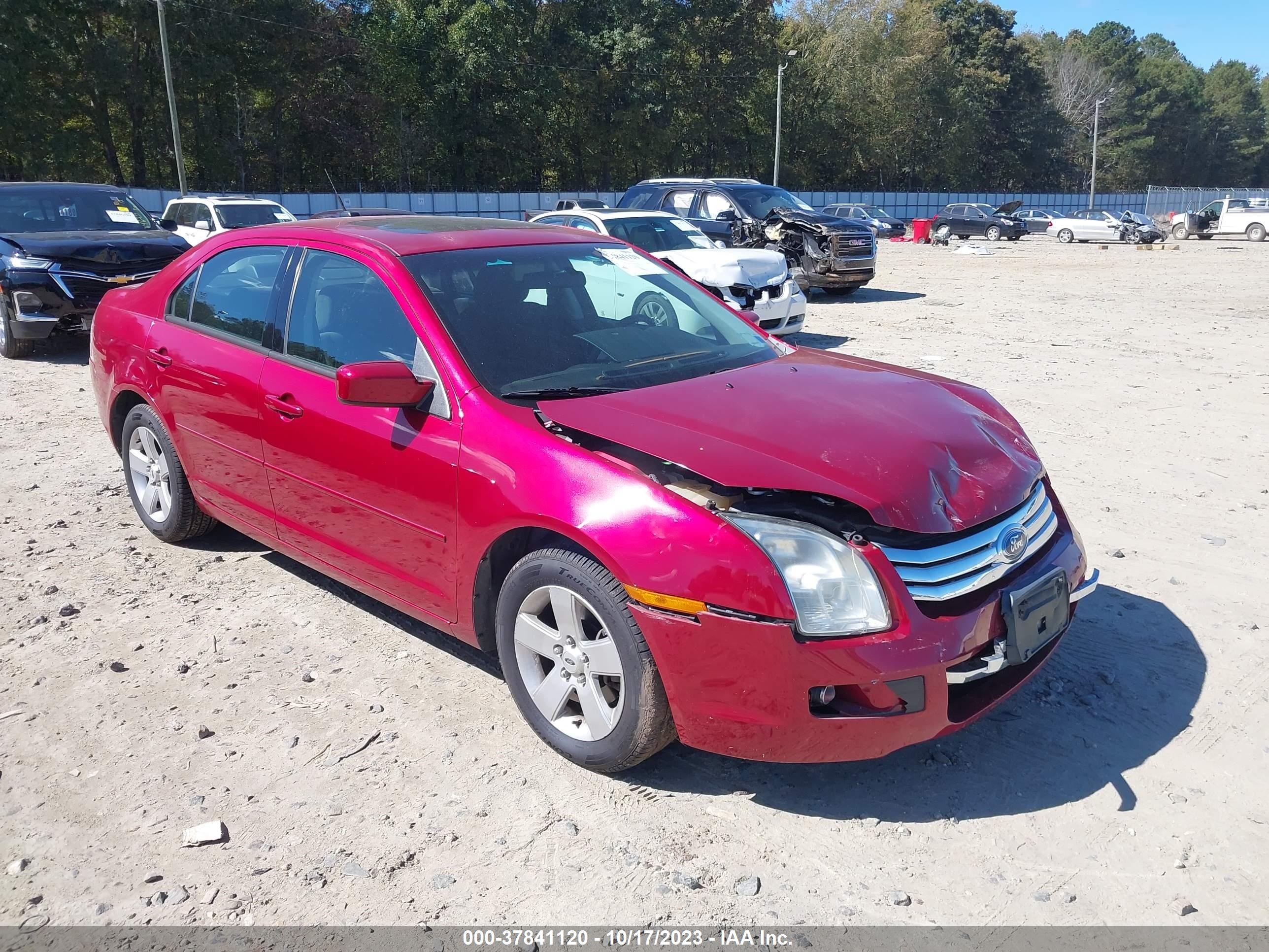 FORD FUSION 2008 3fahp07zx8r236059