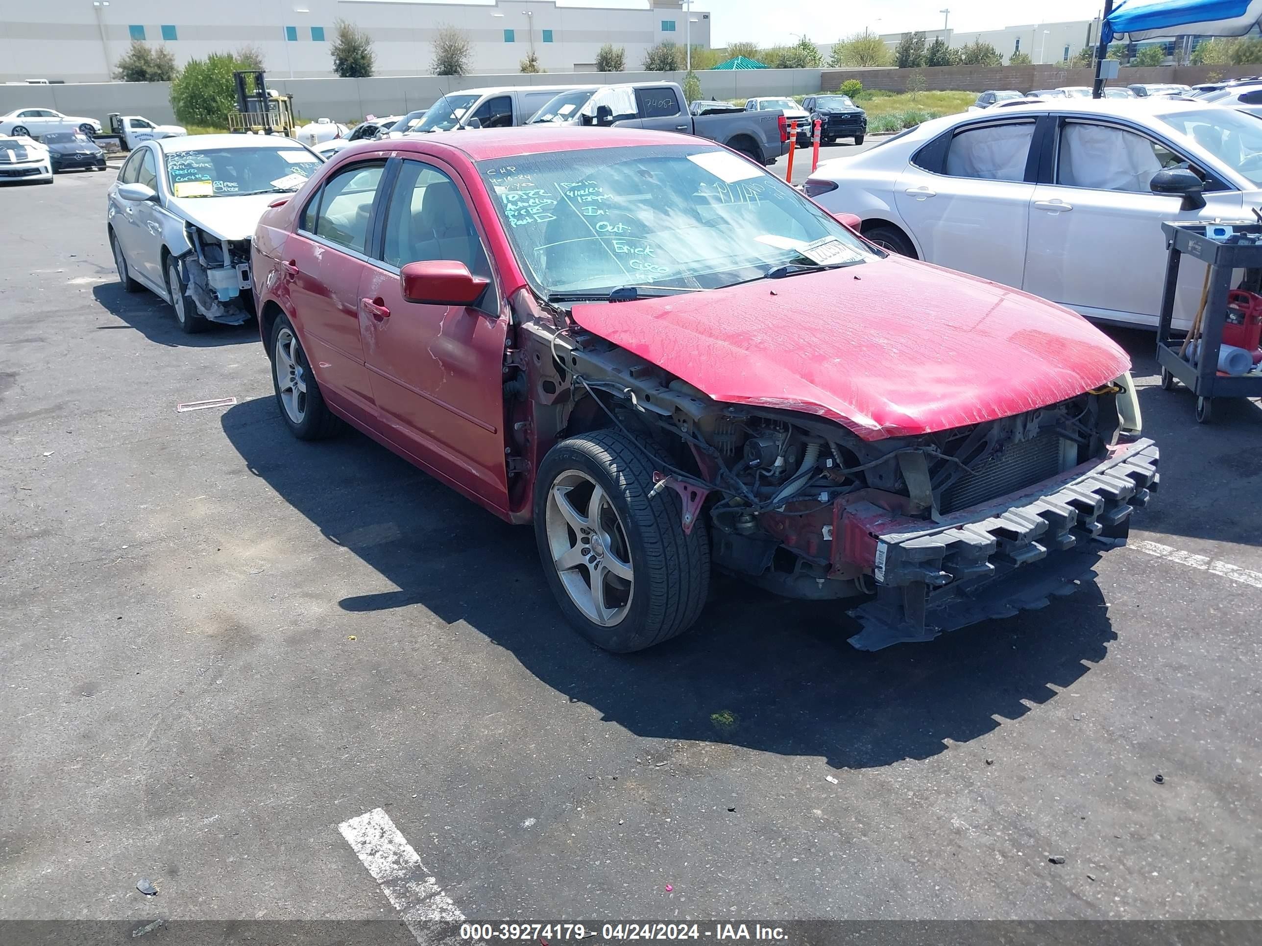 FORD FUSION 2008 3fahp08108r208568