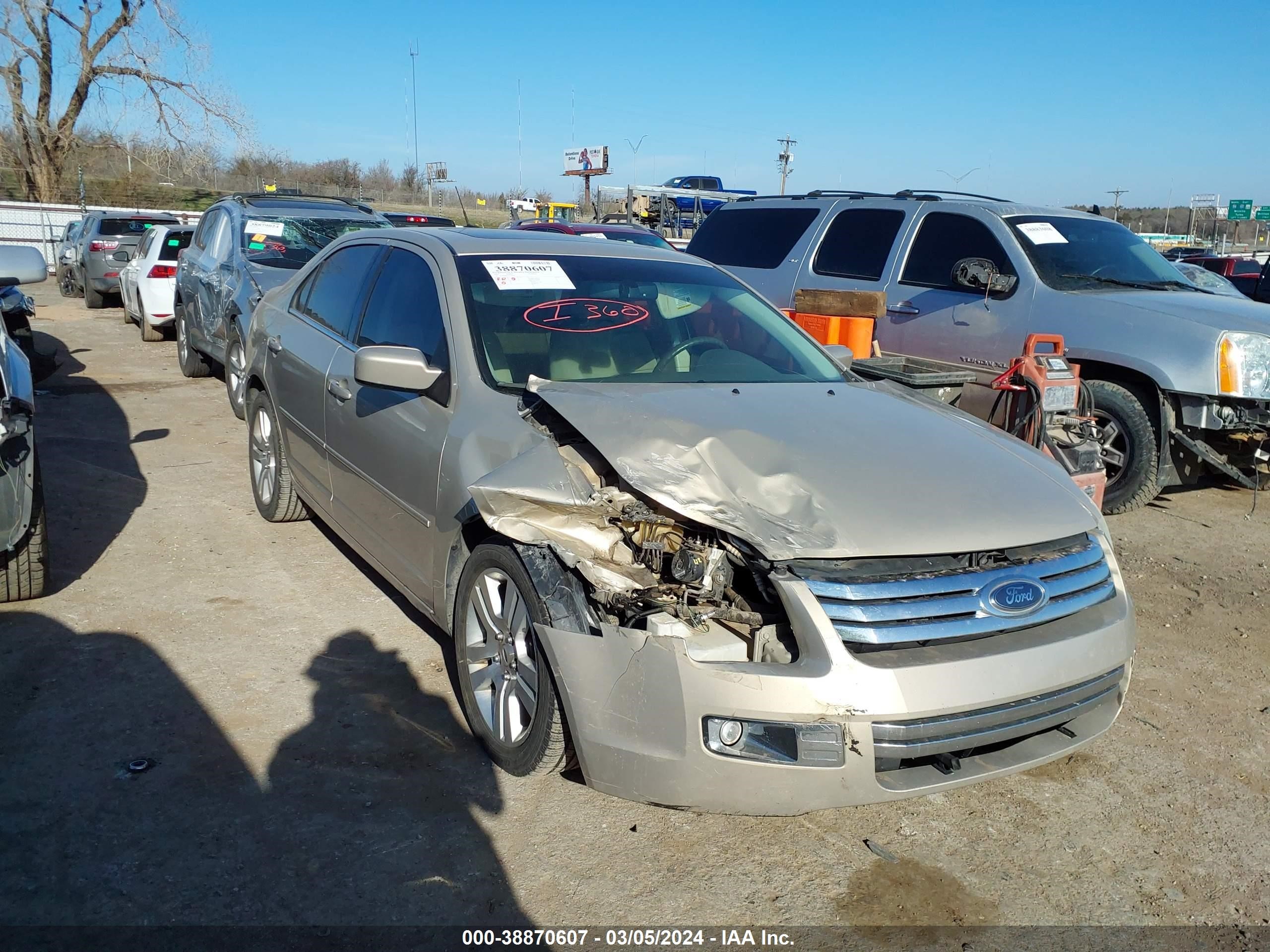 FORD FUSION 2007 3fahp08z67r128583