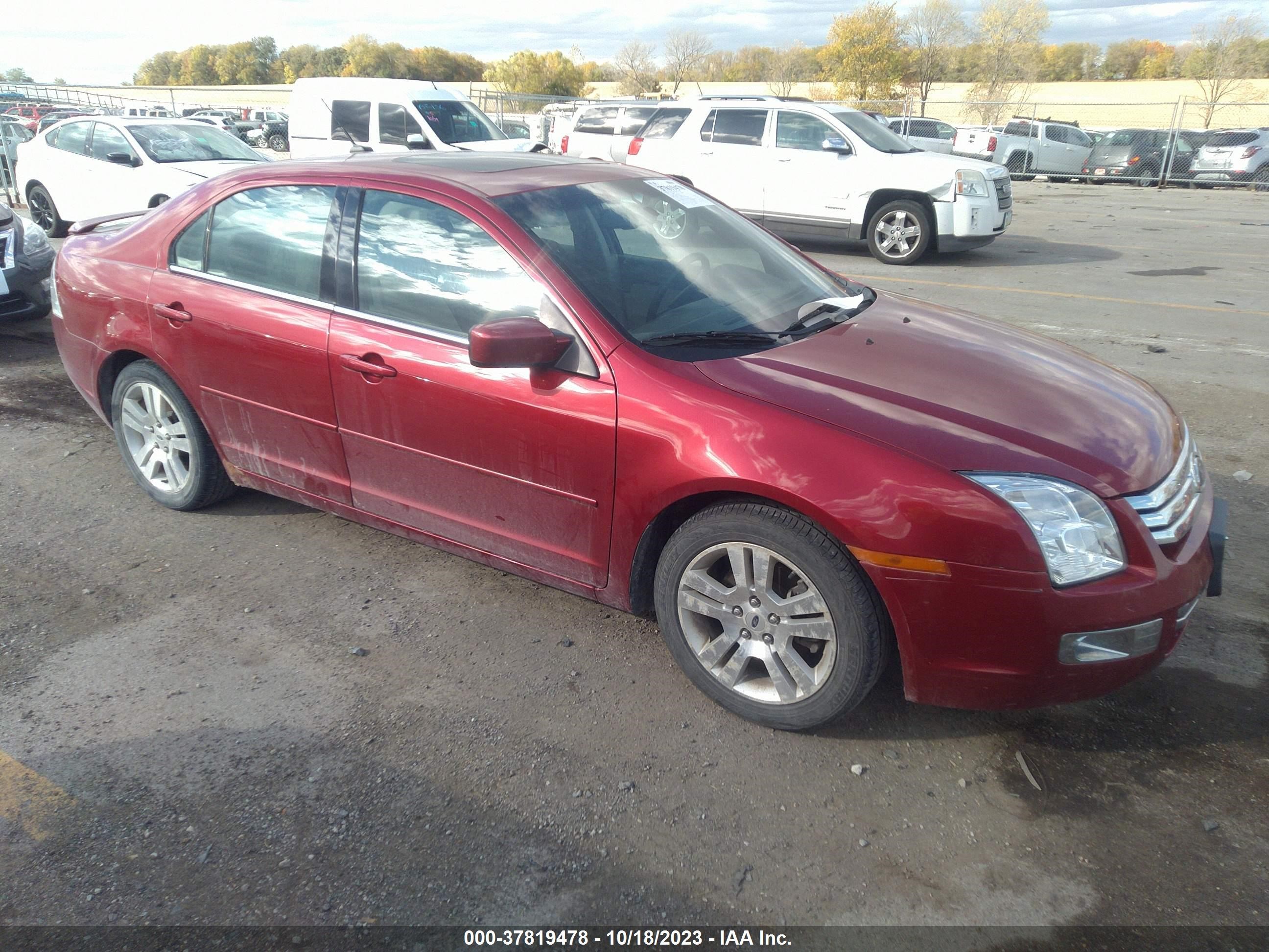 FORD FUSION 2008 3fahp08z68r168941