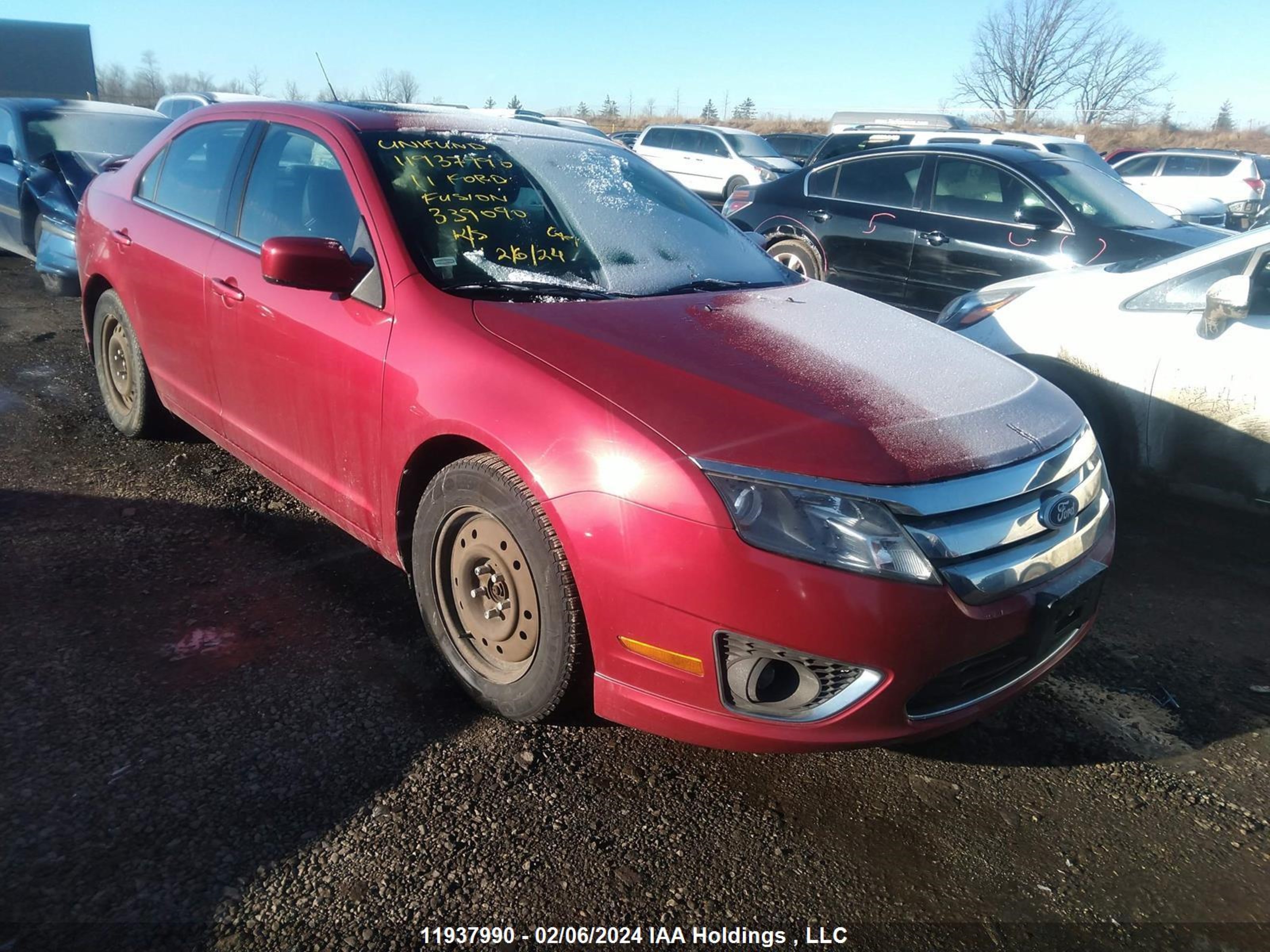 FORD FUSION 2011 3fahp0cgxbr339090