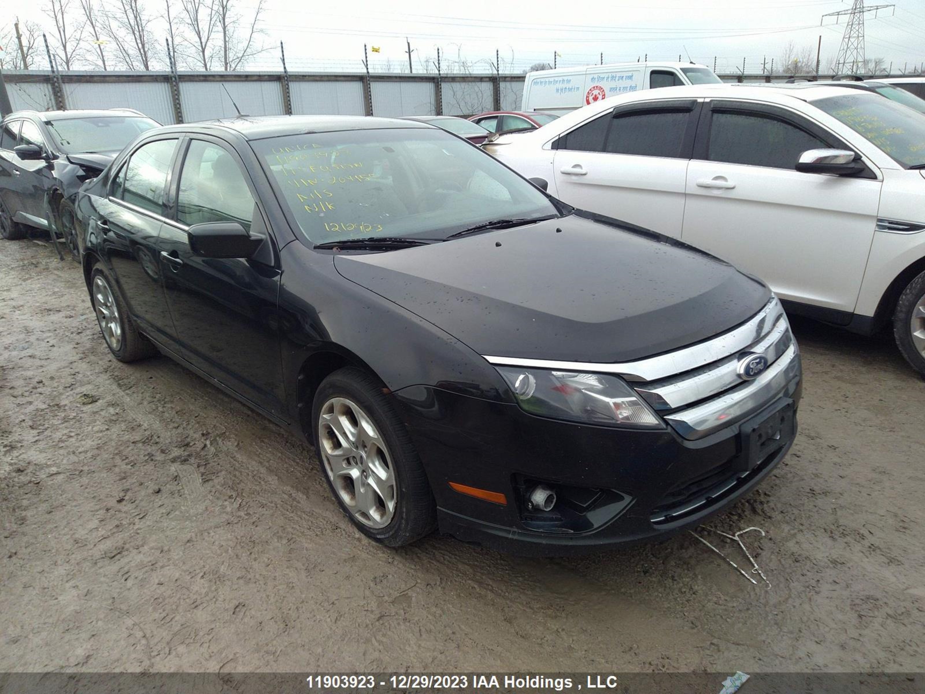 FORD FUSION 2011 3fahp0ha0br204155