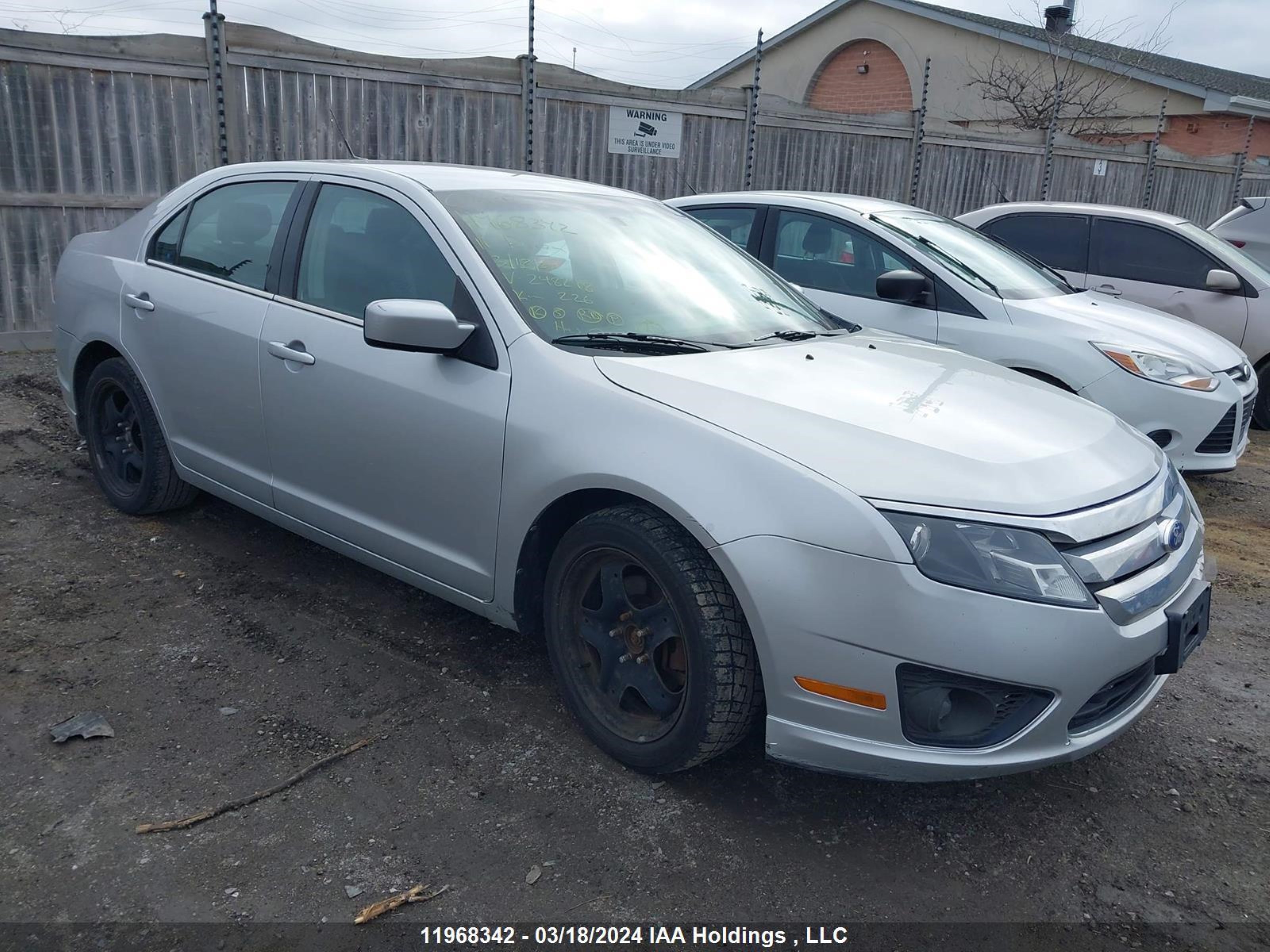 FORD FUSION 2011 3fahp0ha0br248298