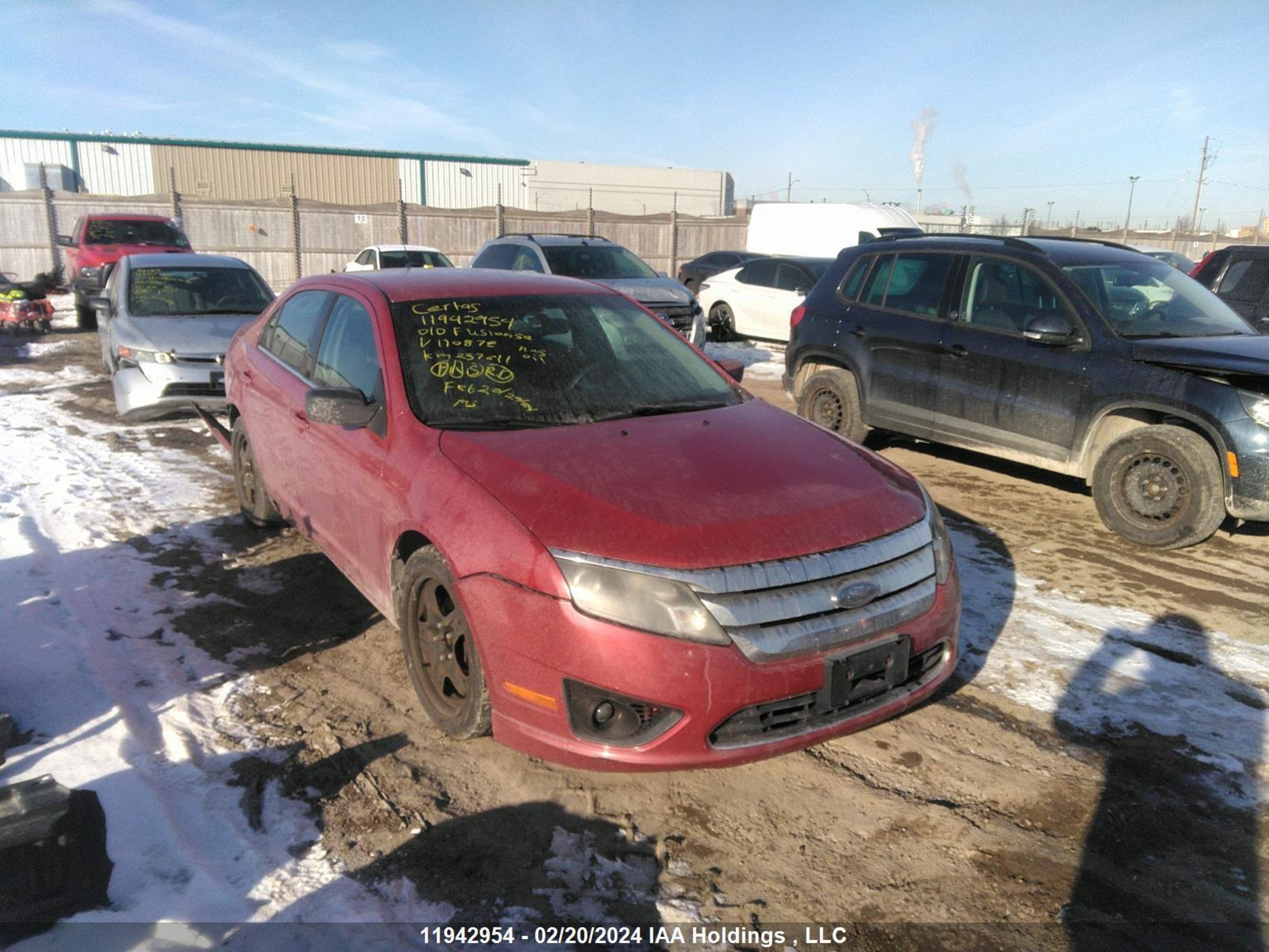 FORD FUSION 2010 3fahp0ha2ar170878