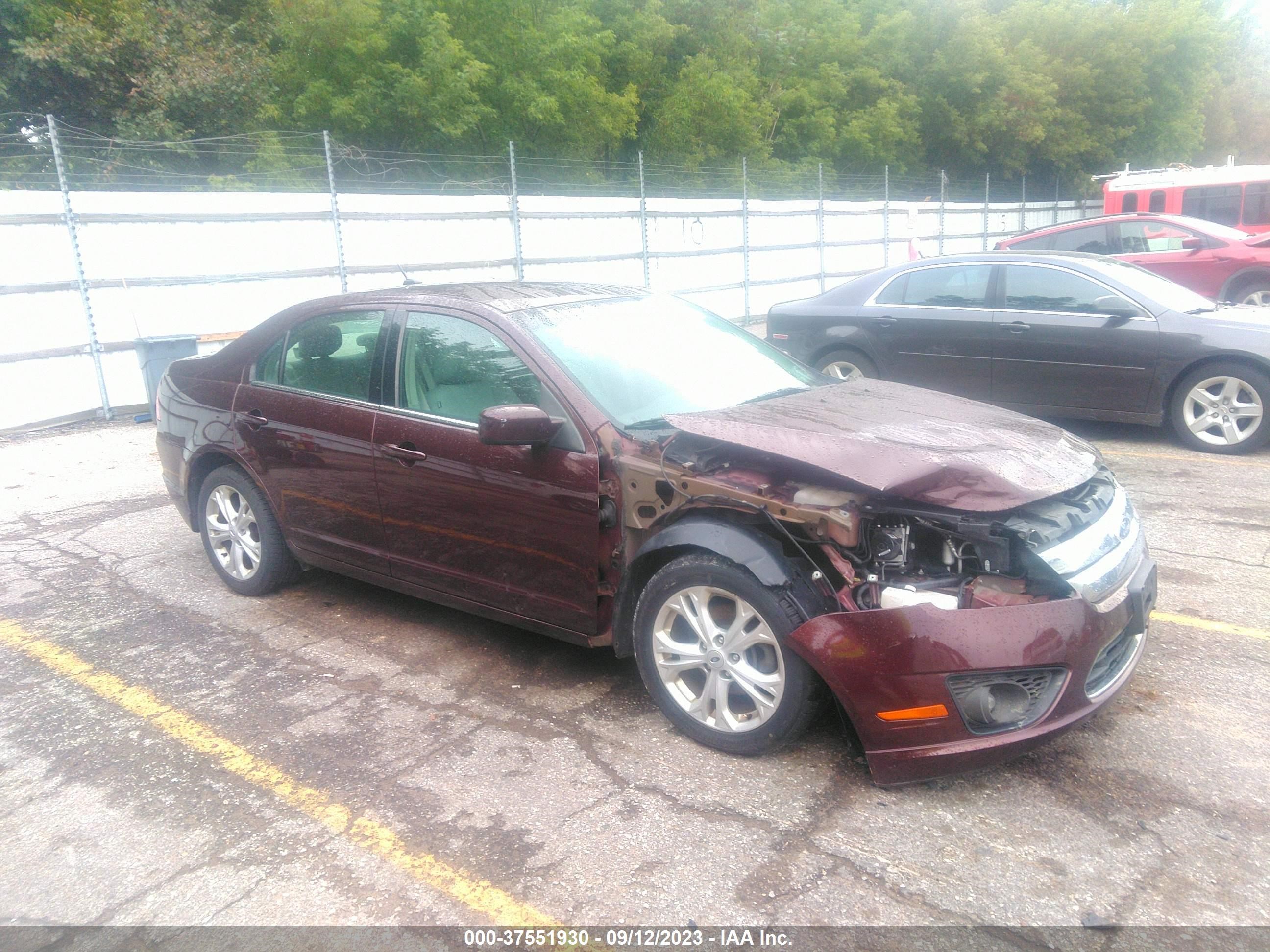 FORD FUSION 2012 3fahp0ha3cr158337