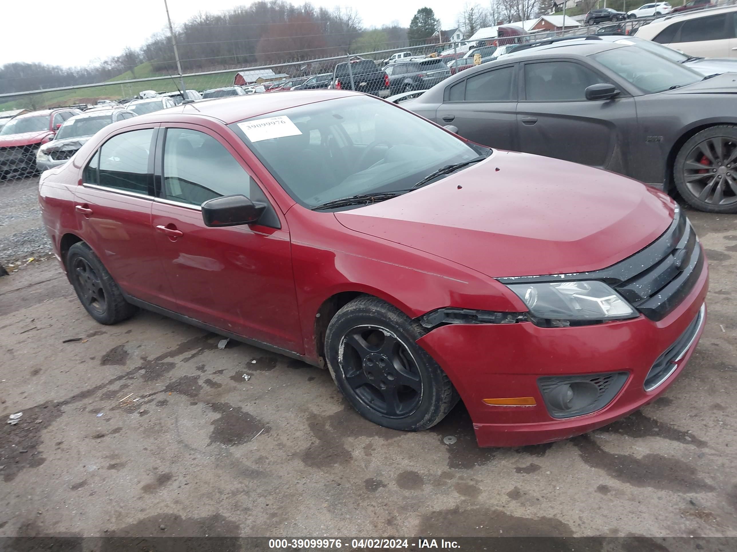 FORD FUSION 2010 3fahp0ha4ar209583