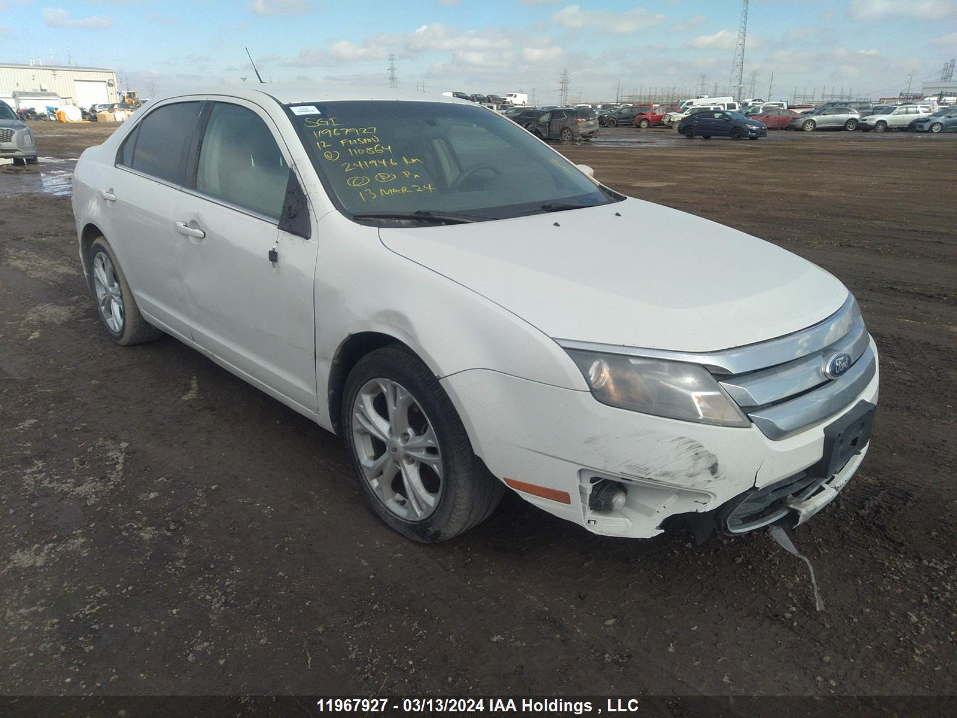 FORD FUSION 2012 3fahp0ha6cr110864