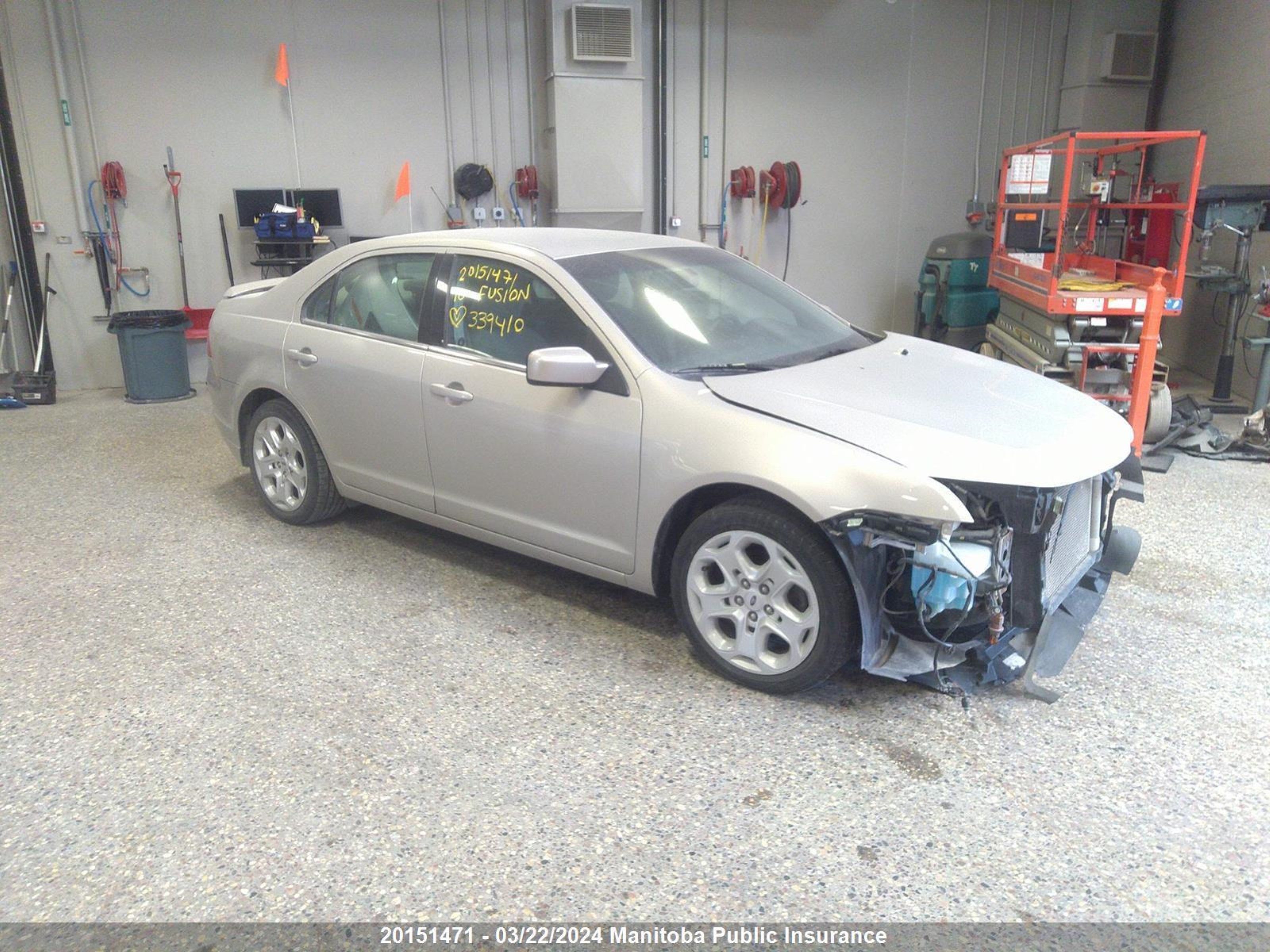 FORD FUSION 2010 3fahp0ha9ar339410