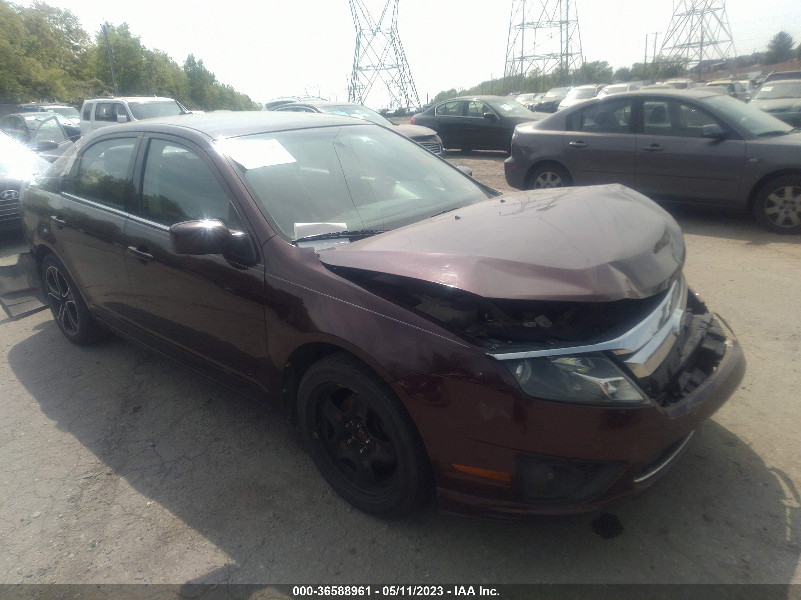 FORD FUSION 2011 3fahp0ha9br119086