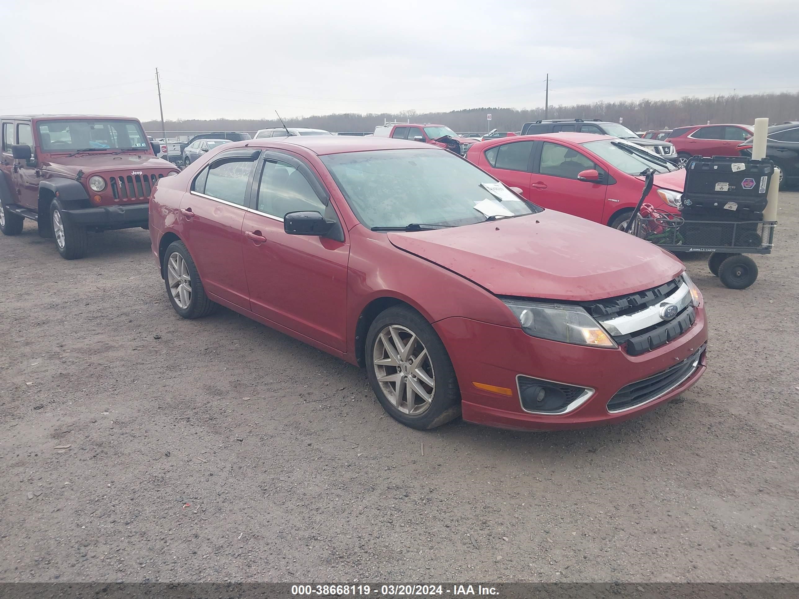 FORD FUSION 2010 3fahp0ja4ar163604