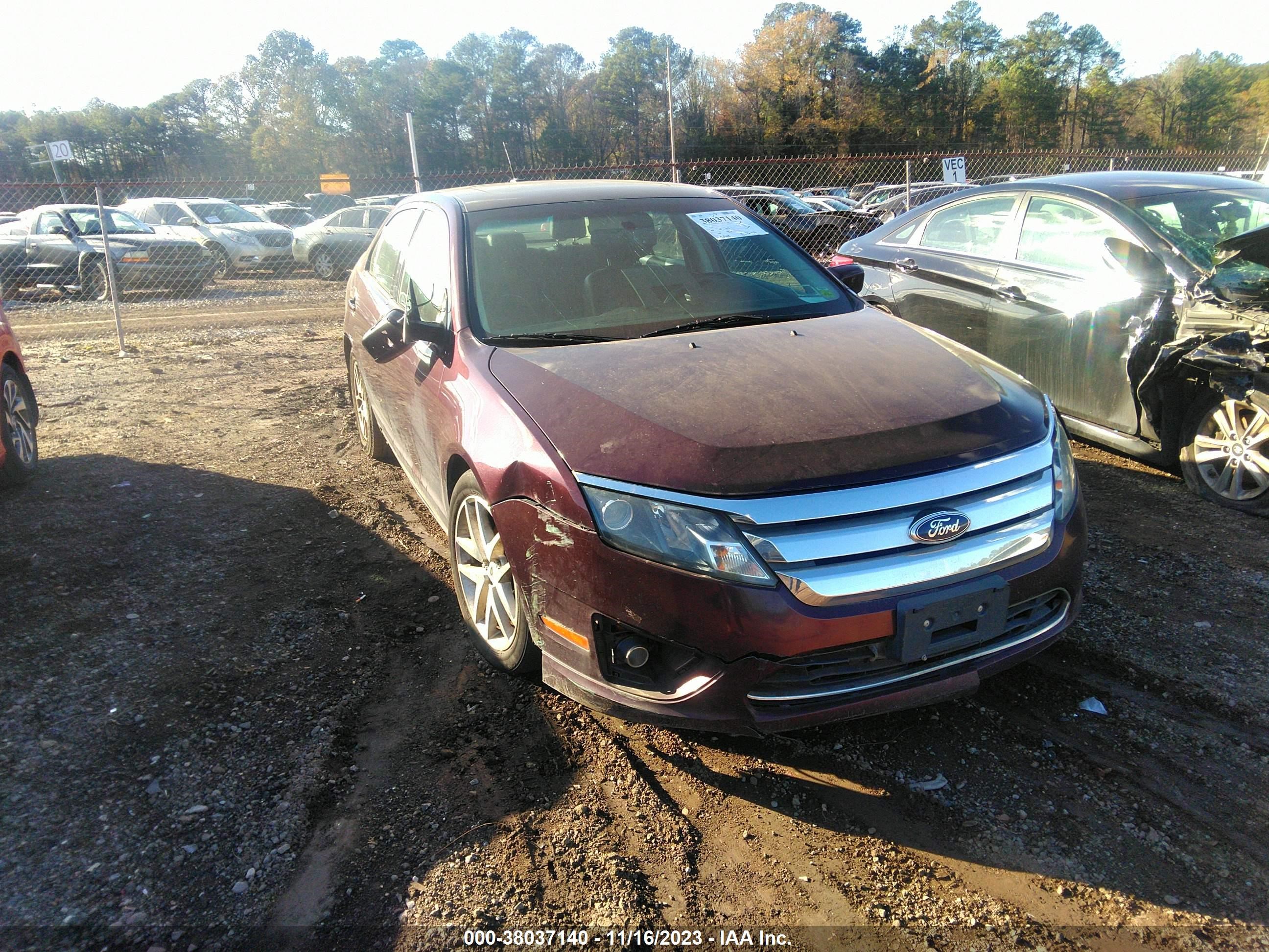 FORD FUSION 2012 3fahp0ja5cr314307