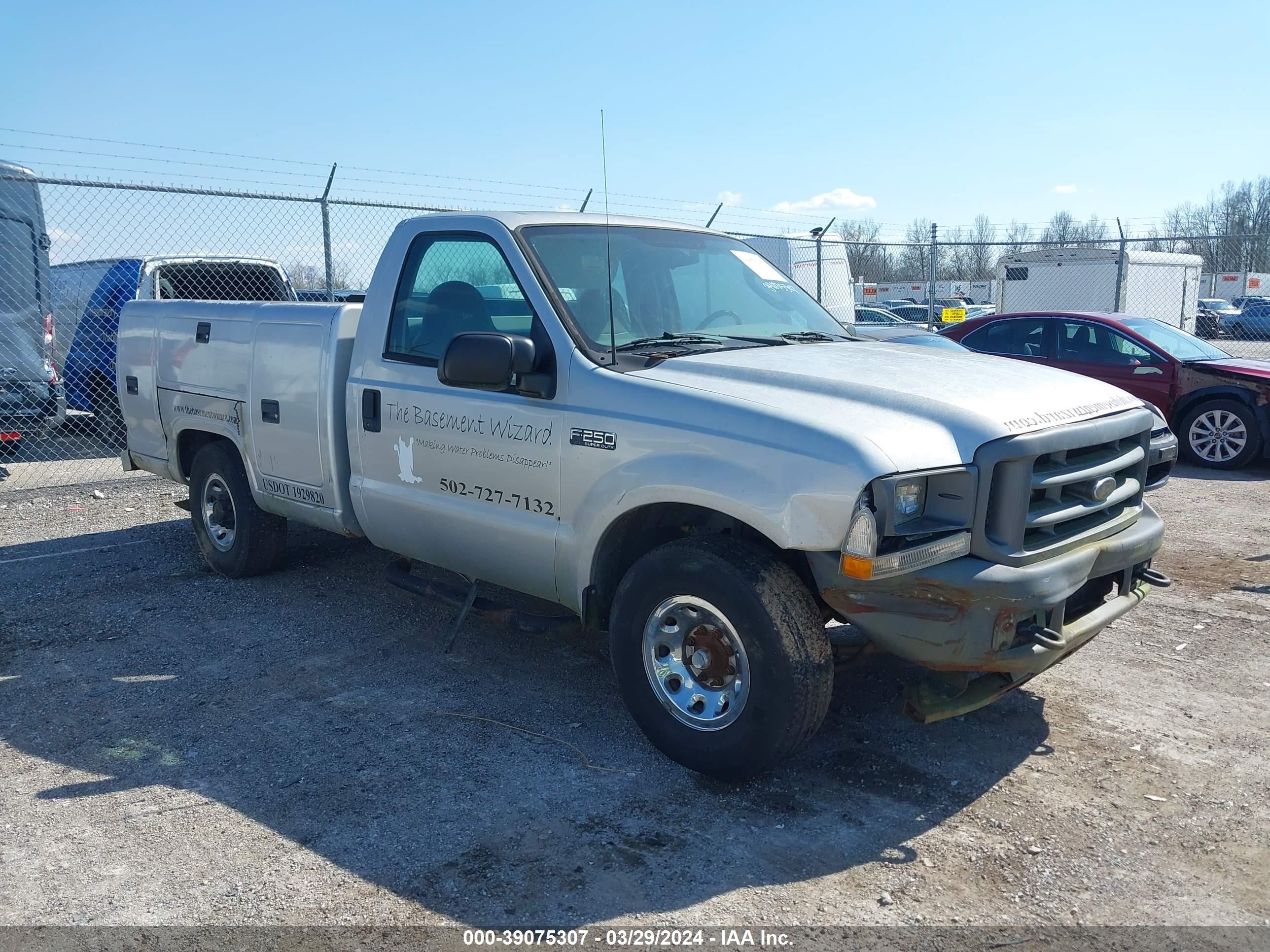 FORD F250 2003 3ftnf20lx3mb31514