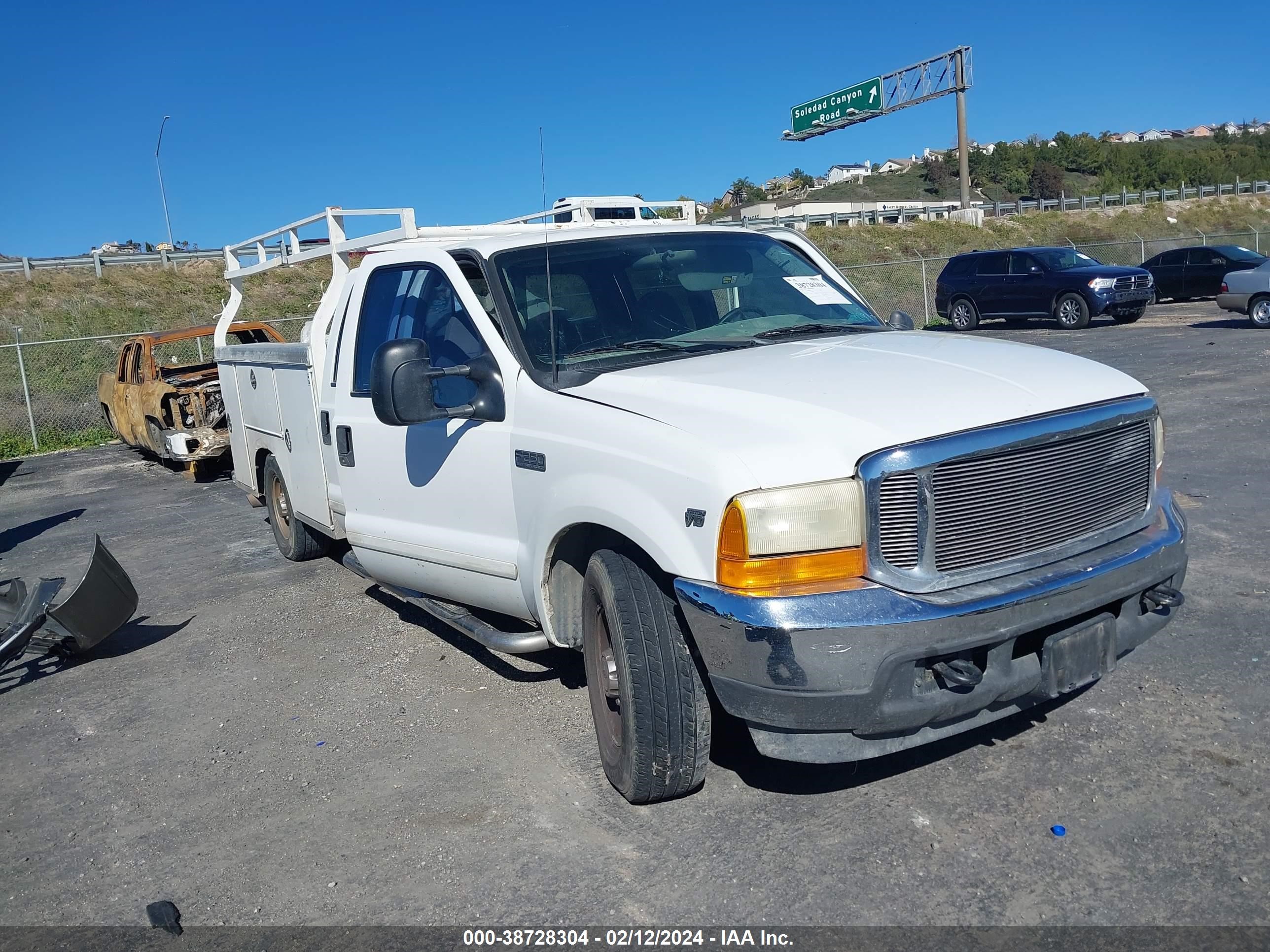 FORD F250 2001 3ftnw20s71ma31407