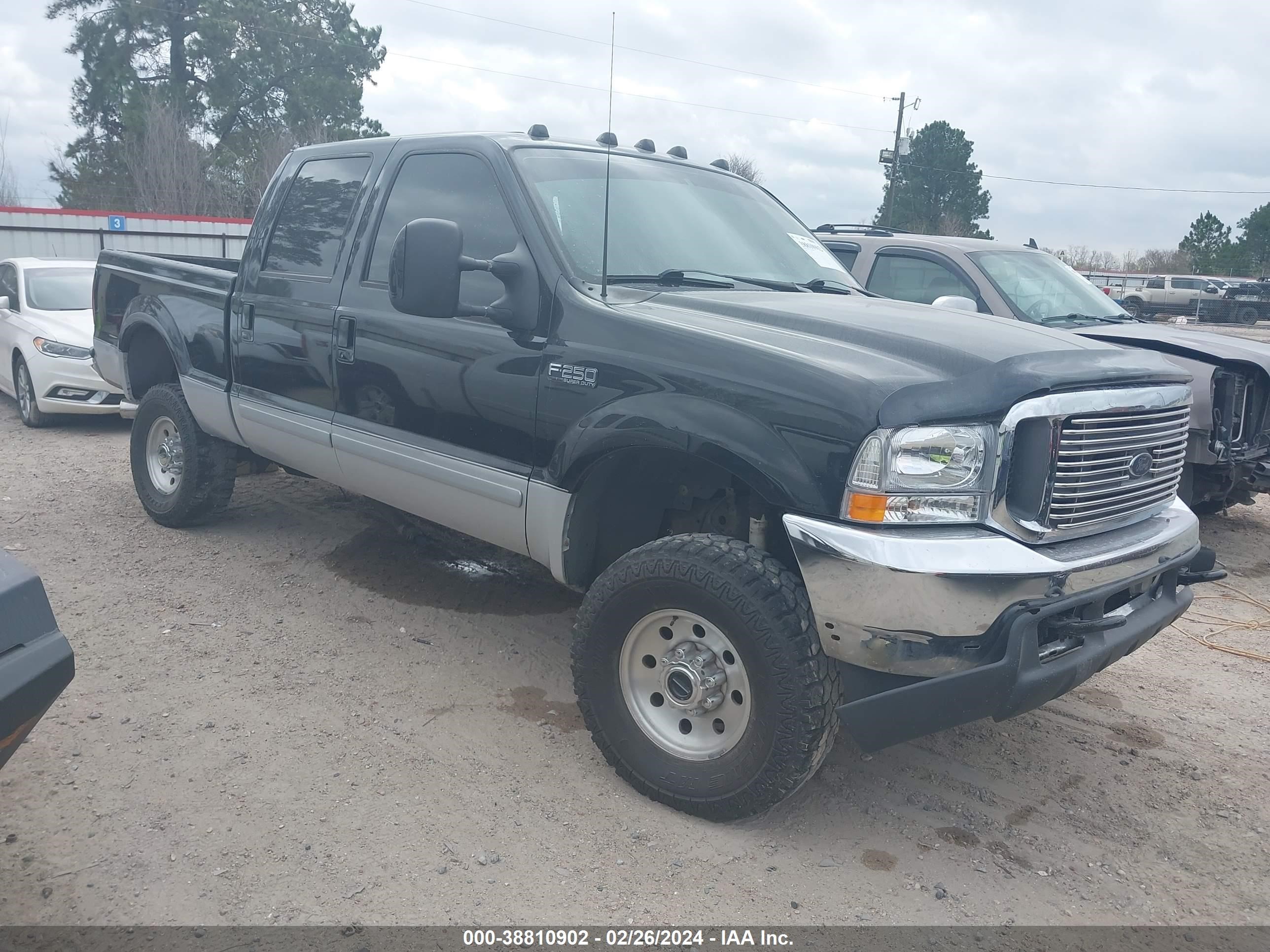 FORD F250 2002 3ftnw21f22ma16087