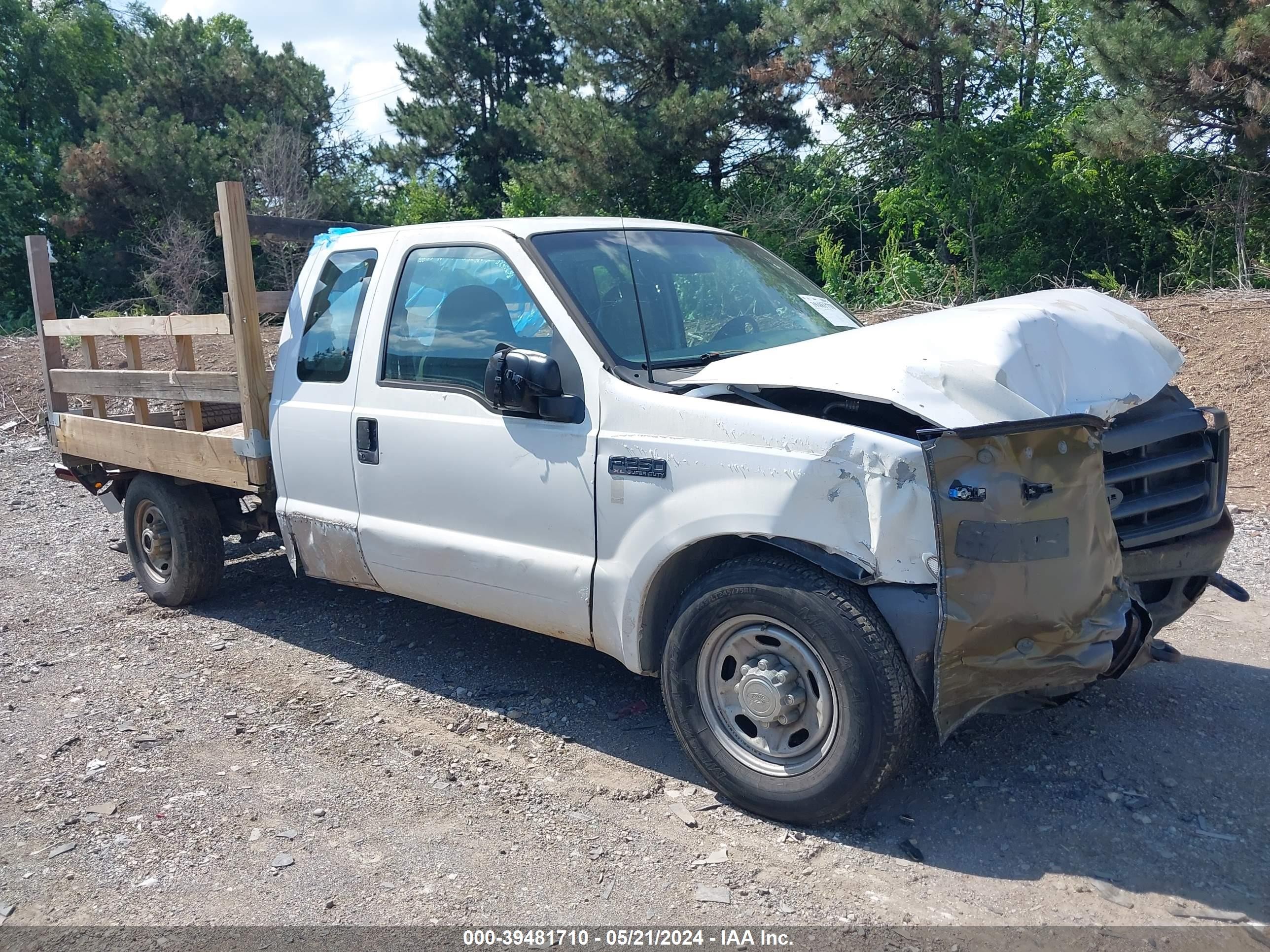 FORD F250 2003 3ftnx20l23mb26319