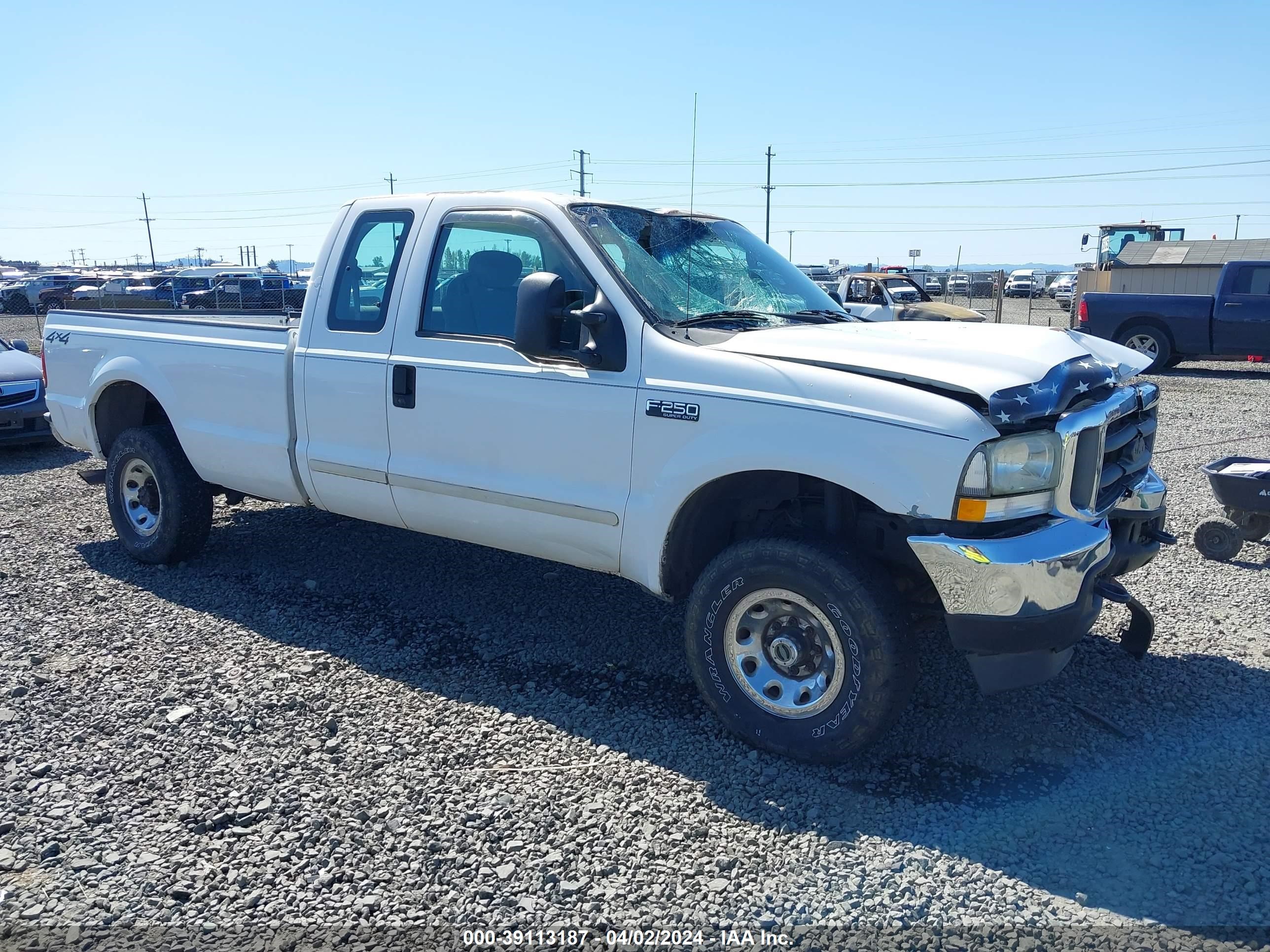 FORD F250 2004 3ftnx21l04ma09662