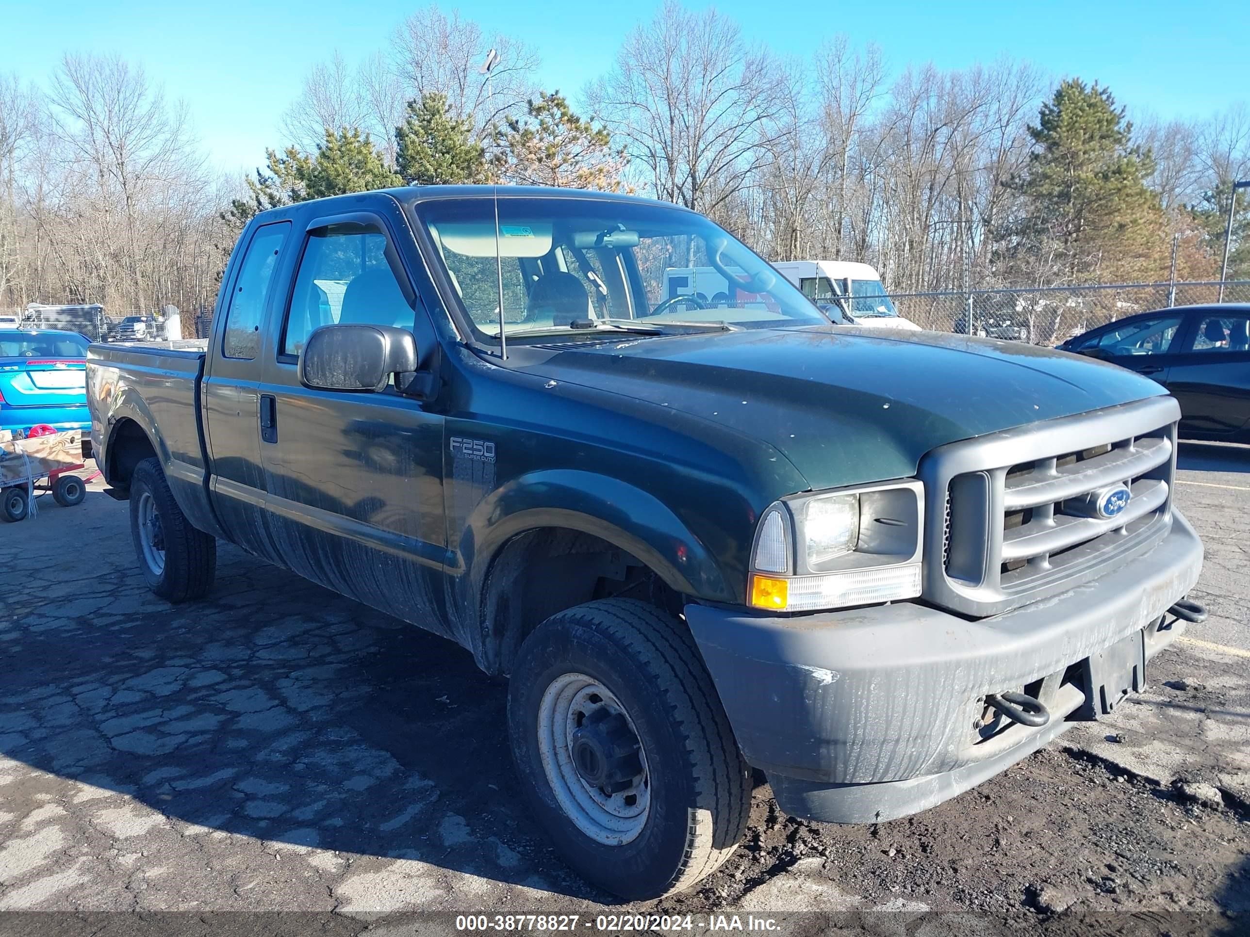 FORD F250 2003 3ftnx21l53mb34011