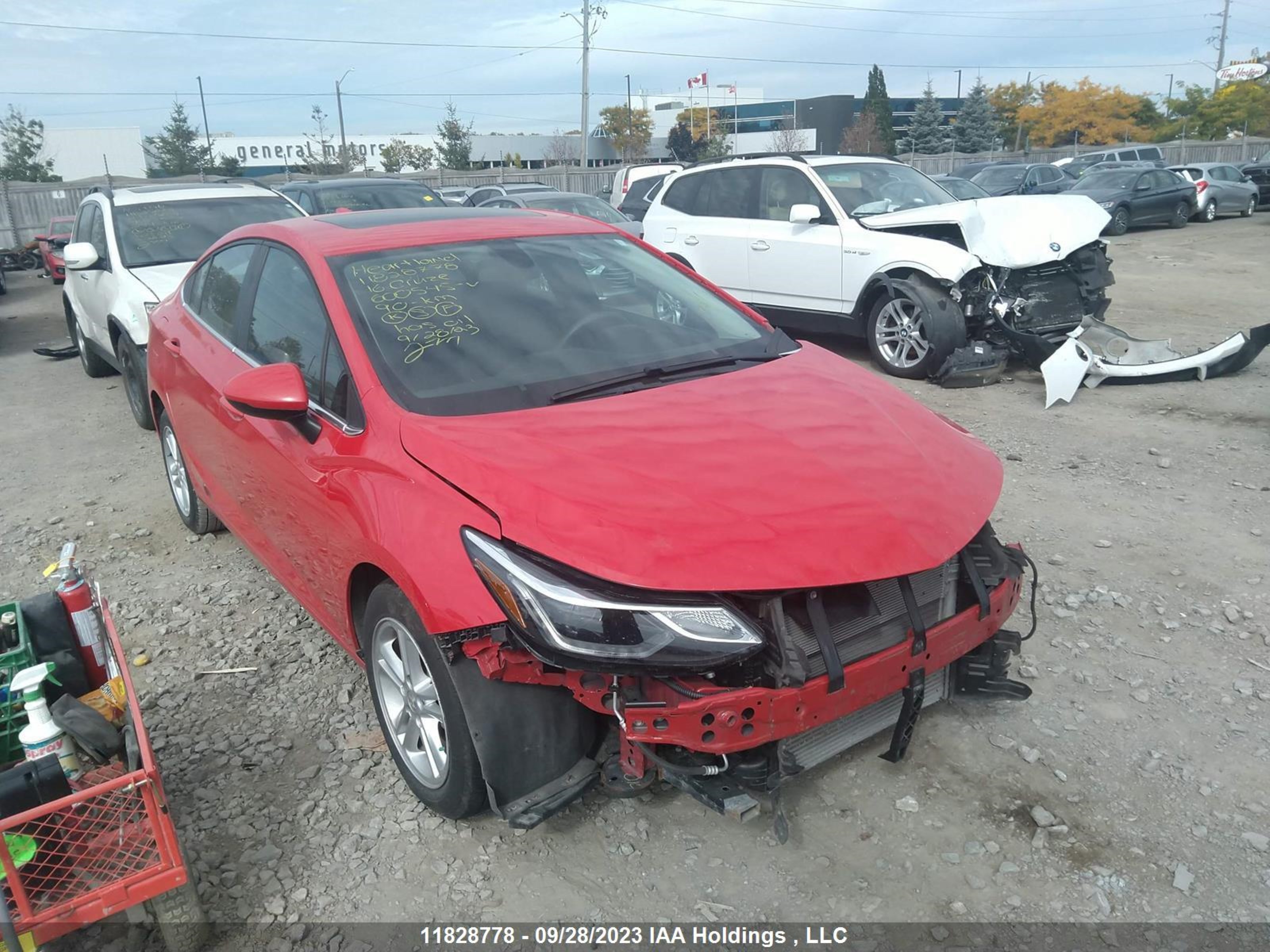 CHEVROLET CRUZE 2016 3g1be5sm1gs600545