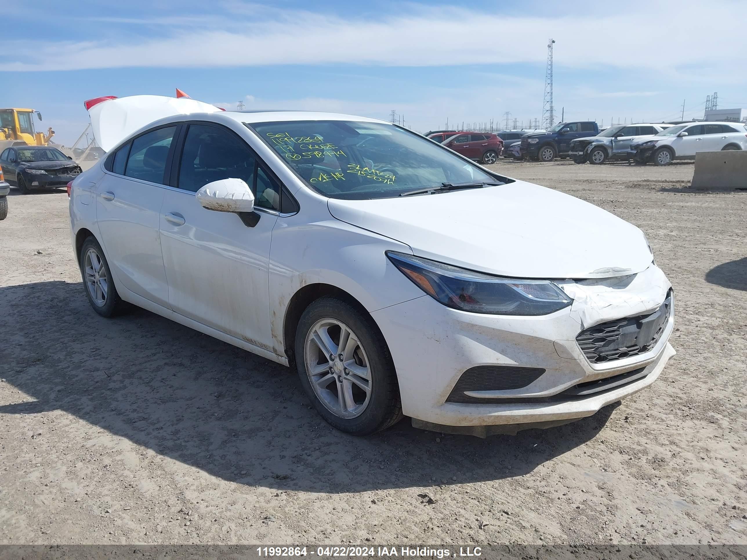 CHEVROLET CRUZE 2017 3g1be5sm1hs598474