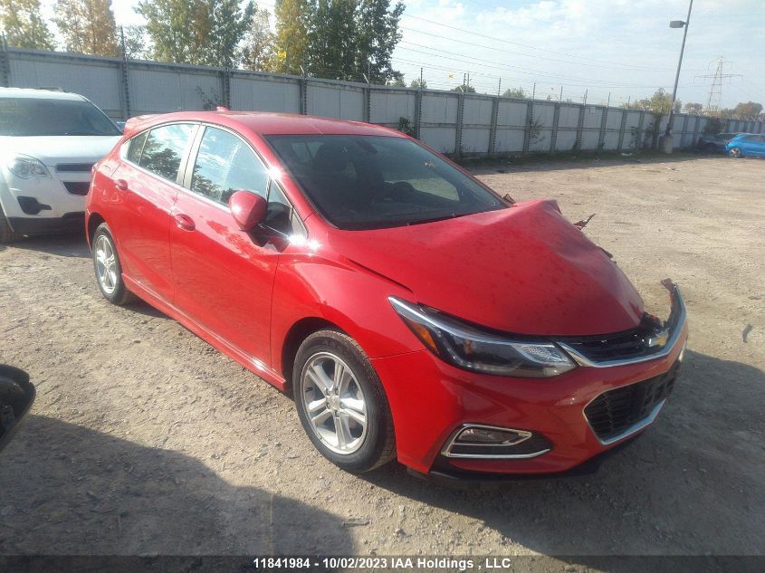 CHEVROLET CRUZE 2018 3g1be6sm0js547382