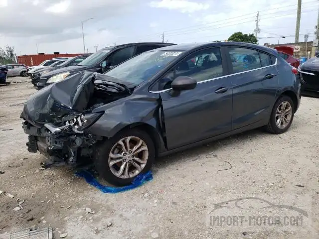 CHEVROLET CRUZE 2019 3g1be6sm0ks617478