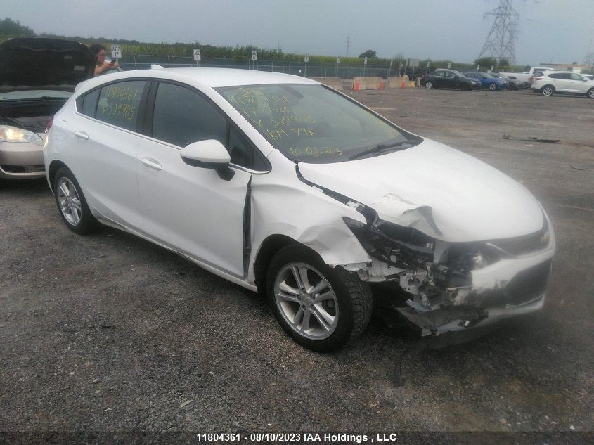 CHEVROLET CRUZE 2017 3g1be6sm1hs529905