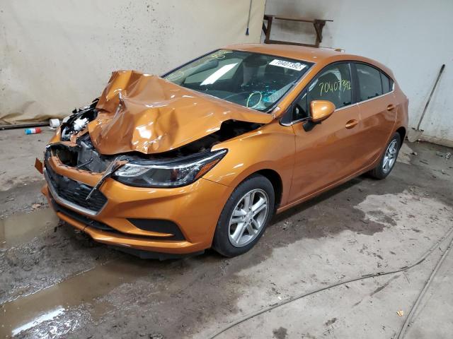 CHEVROLET CRUZE LT 2017 3g1be6sm1hs584550