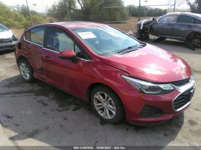 CHEVROLET CRUZE 2019 3g1be6sm1ks587164