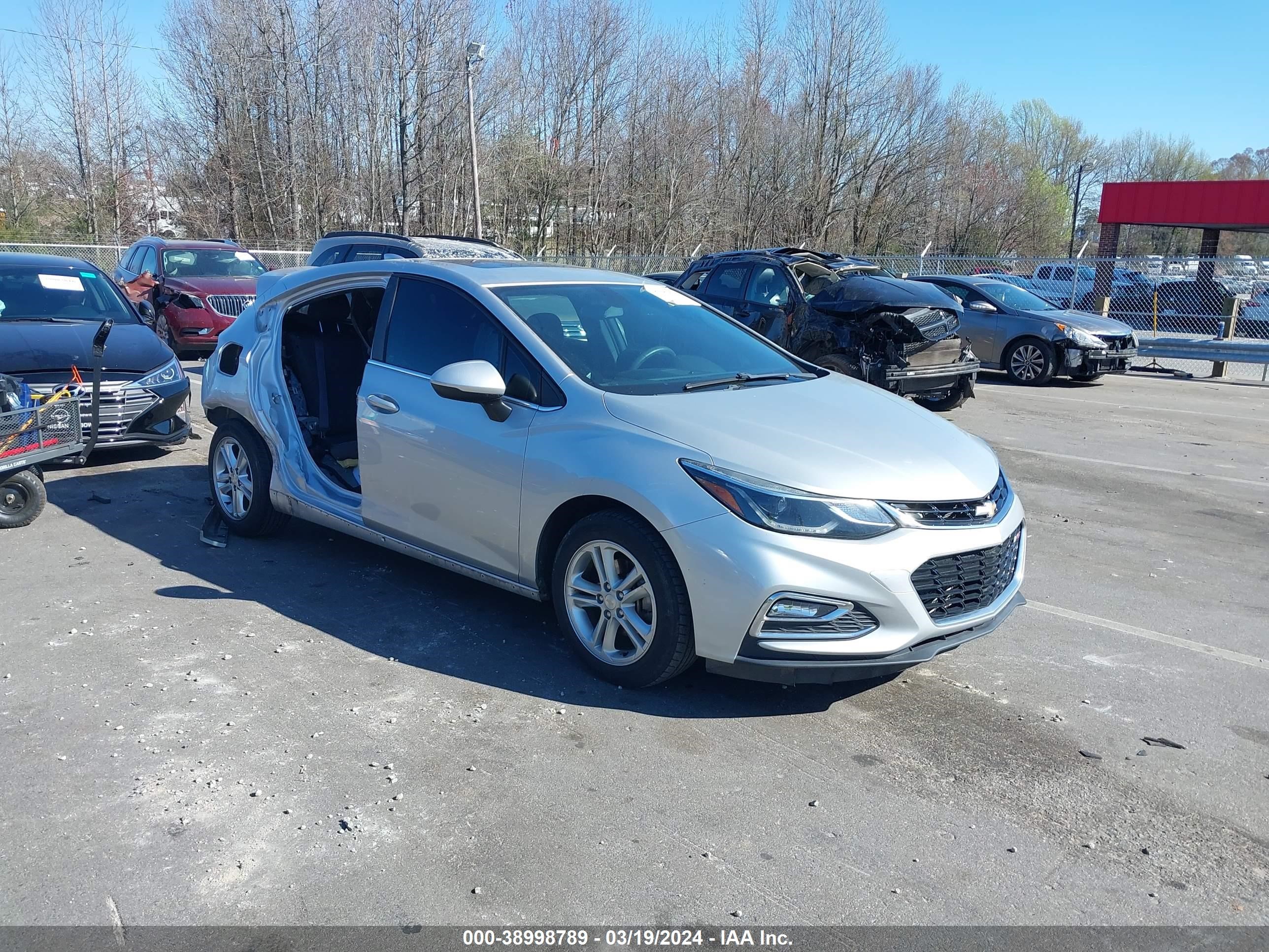 CHEVROLET CRUZE 2017 3g1be6sm2hs574819