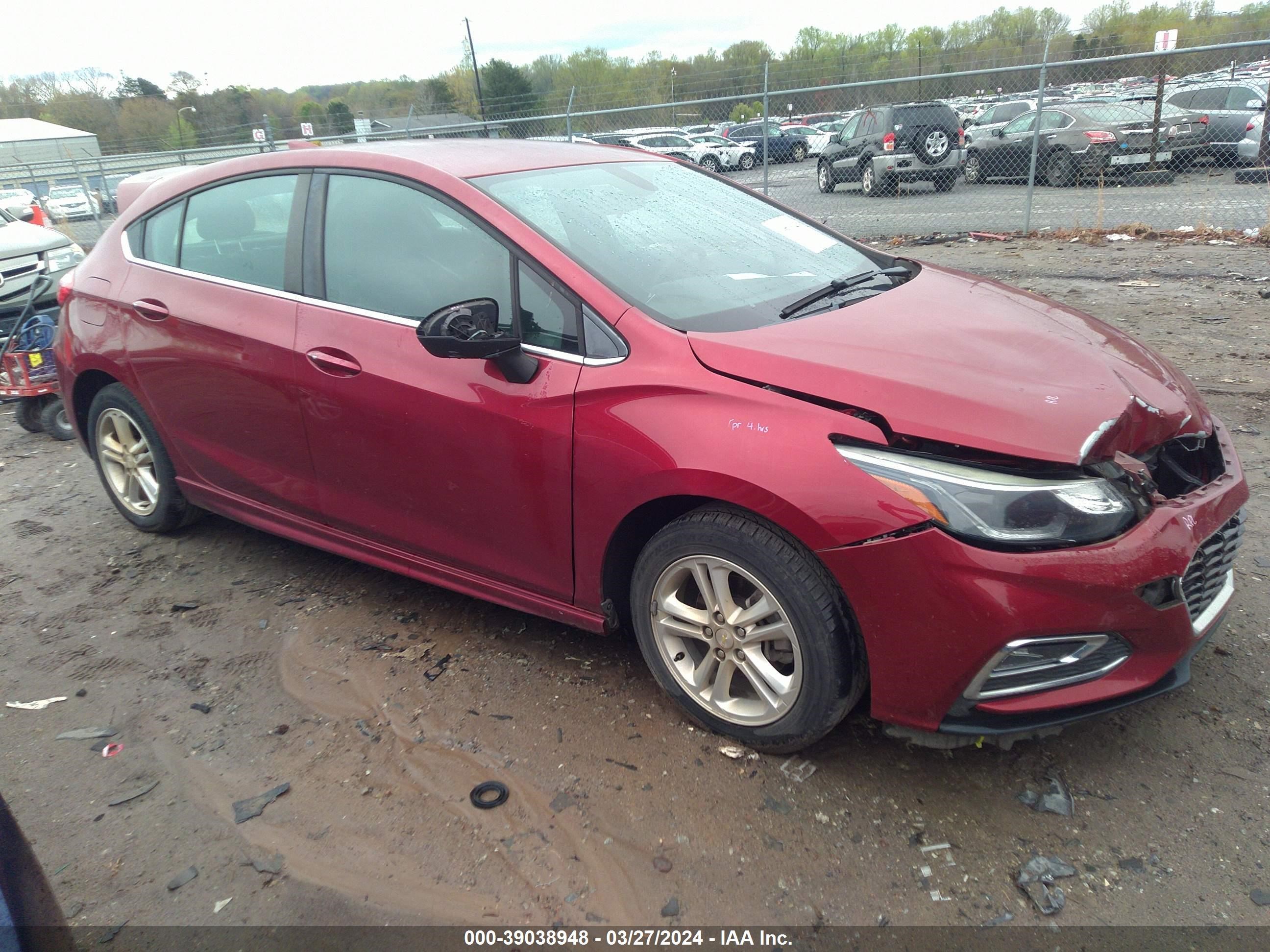 CHEVROLET CRUZE 2018 3g1be6sm2js579105