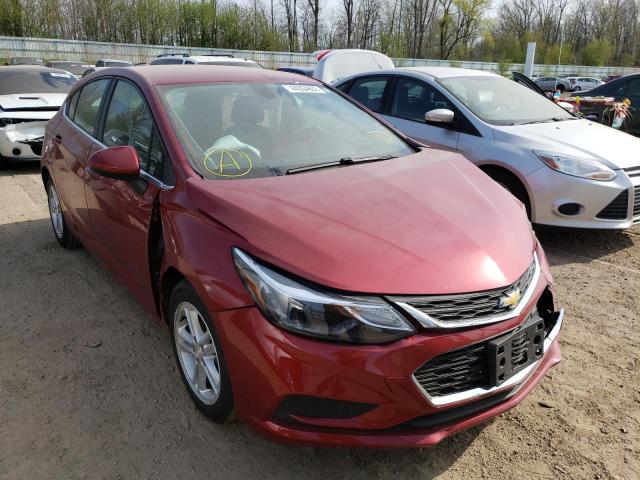 CHEVROLET CRUZE LT 2017 3g1be6sm3hs555230