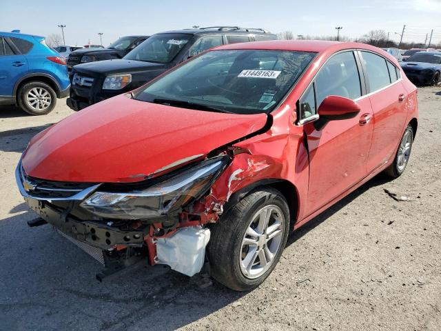 CHEVROLET CRUZE LT 2017 3g1be6sm4hs558654