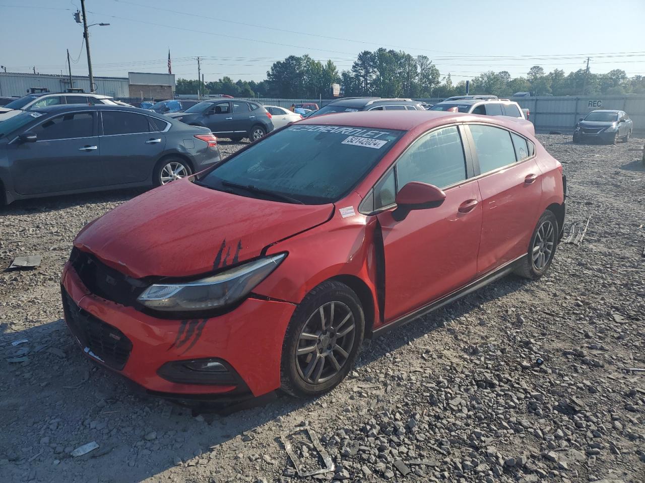 CHEVROLET CRUZE 2017 3g1be6sm5hs578444