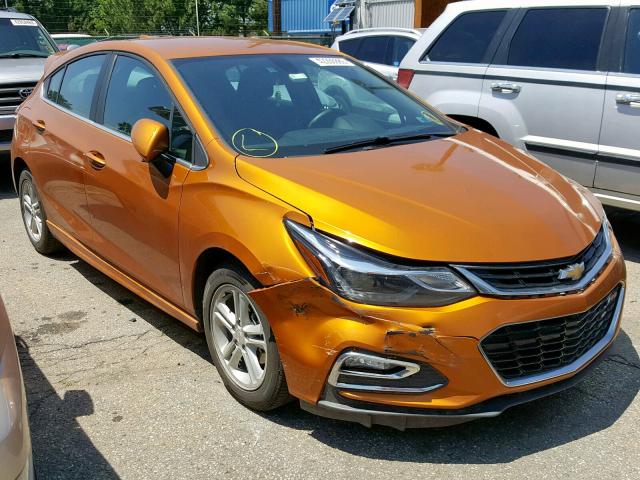 CHEVROLET CRUZE LT 2017 3g1be6sm6hs535781